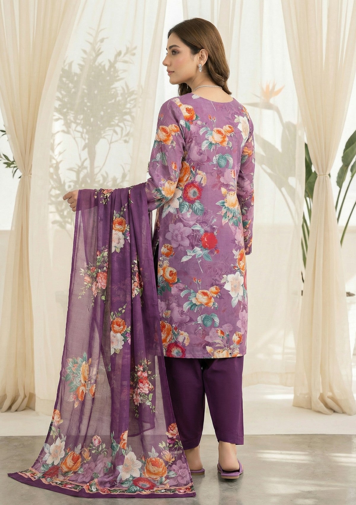 R Prints Lawn 26 Volume 3 - D#19 - DT Pink