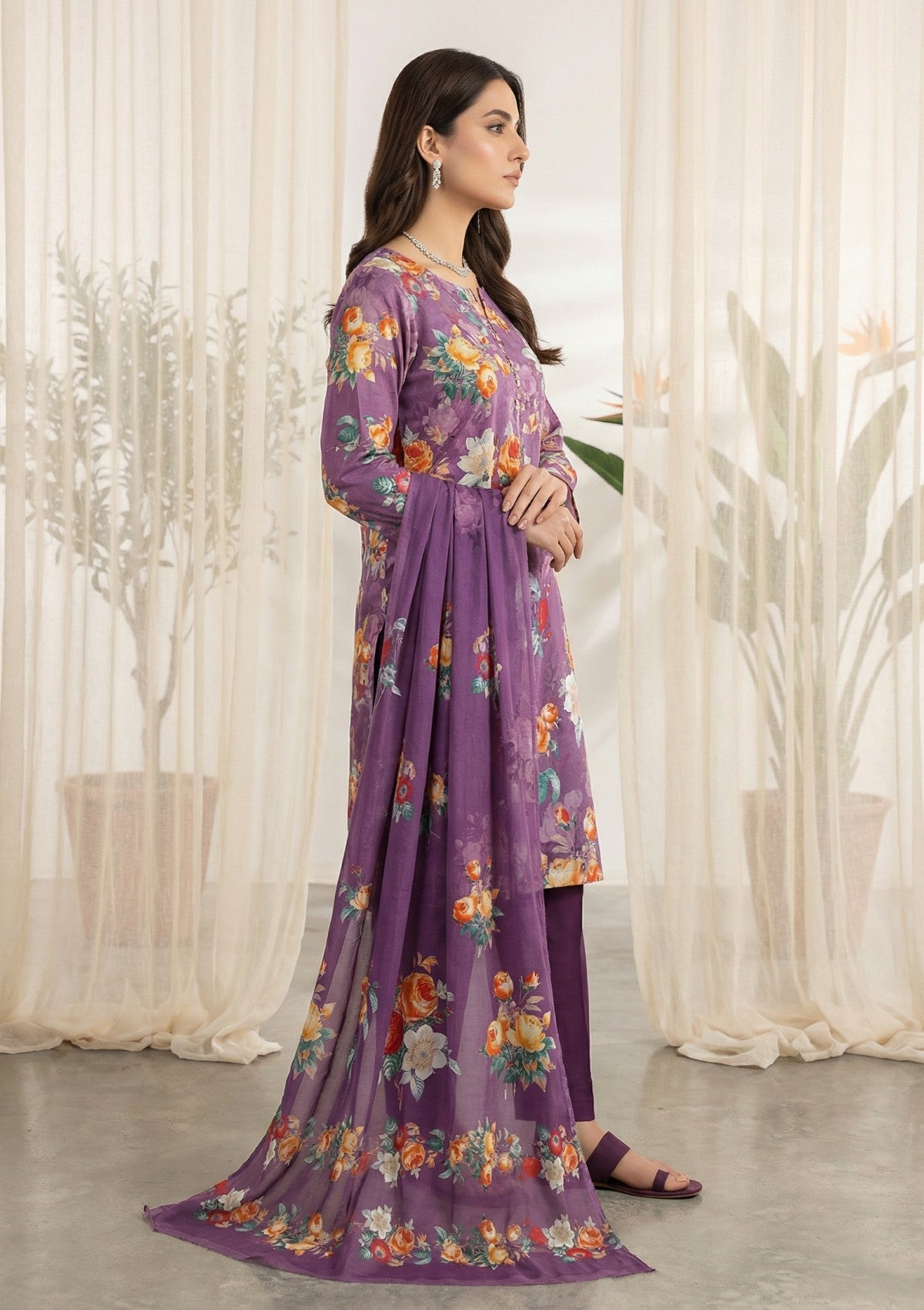 R Prints Lawn 26 Volume 3 - D#19 - DT Pink