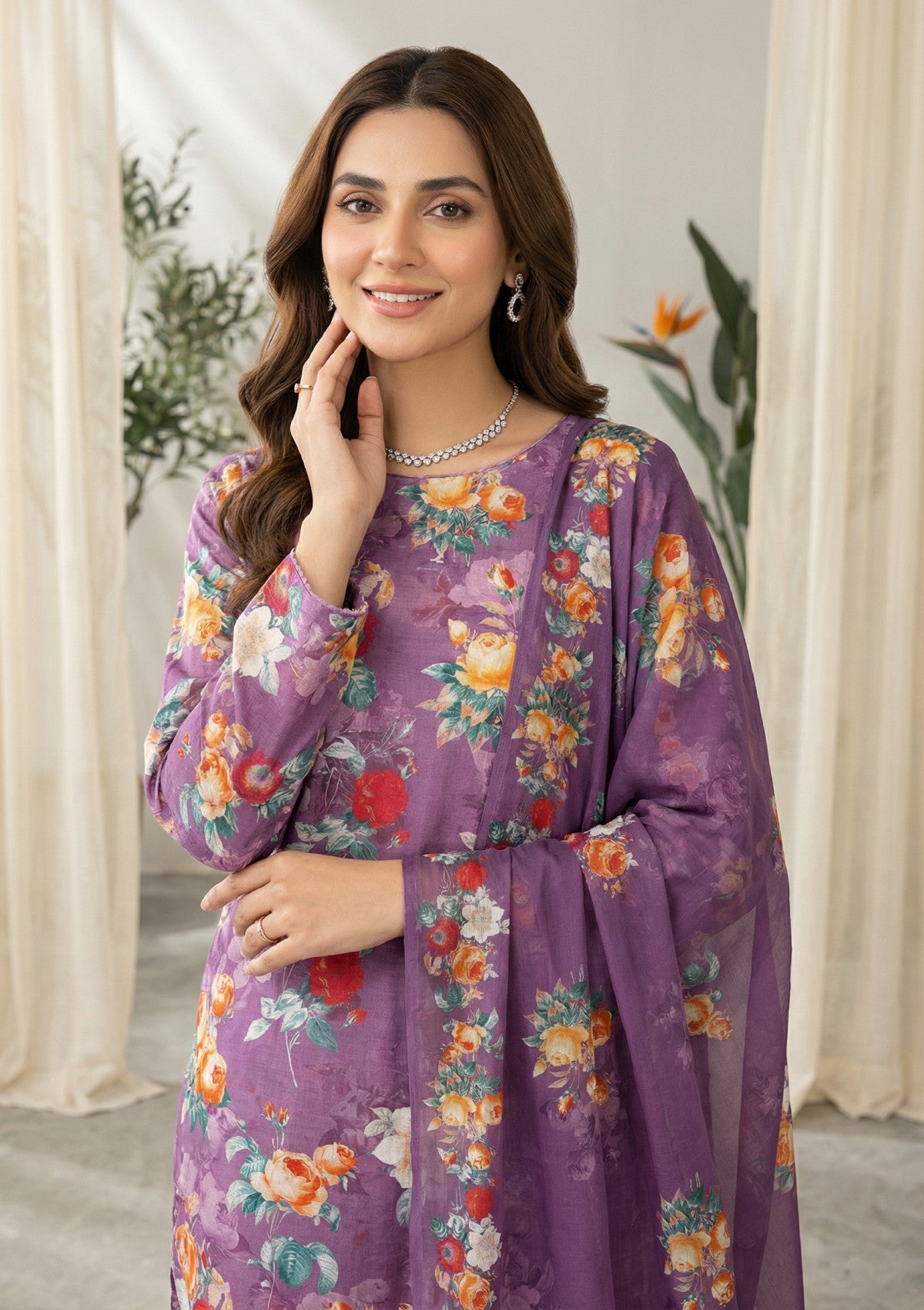 R Prints Lawn 26 Volume 3 - D#19 - DT Pink
