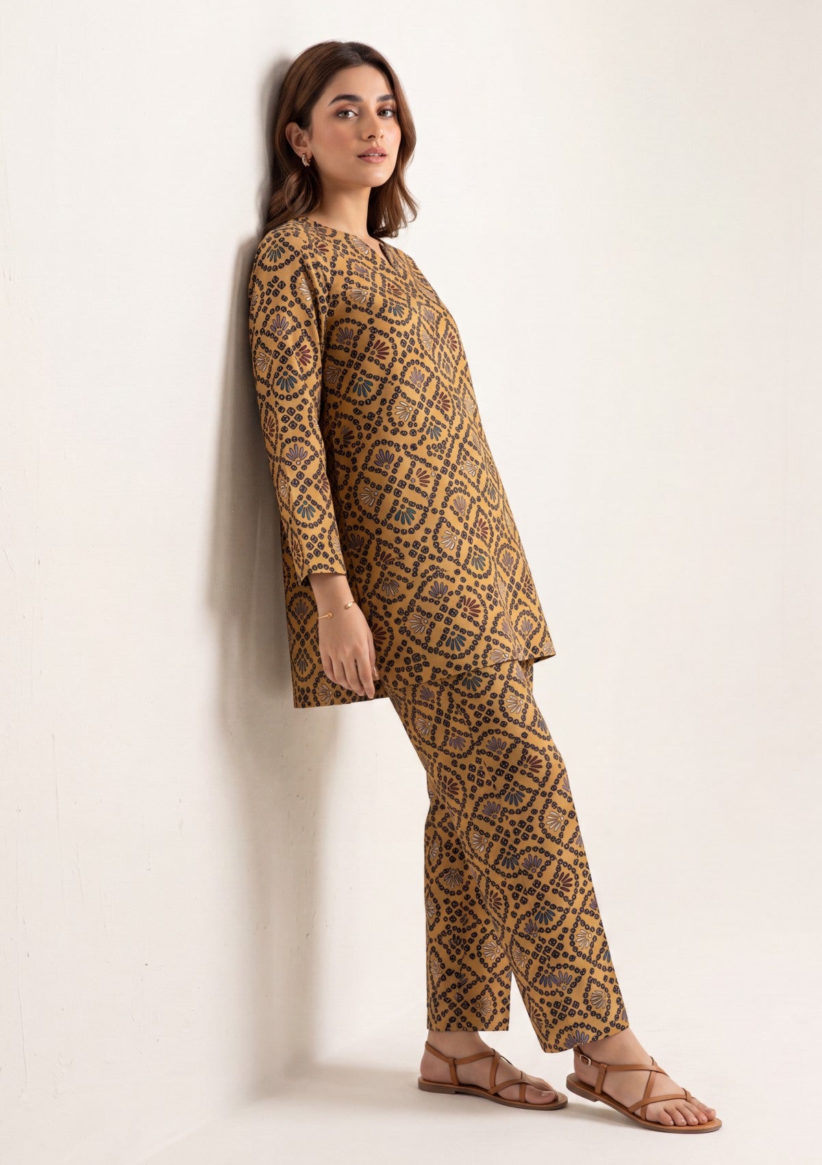 Yellow - Digital Printed - Shamoz Silk Formals 26