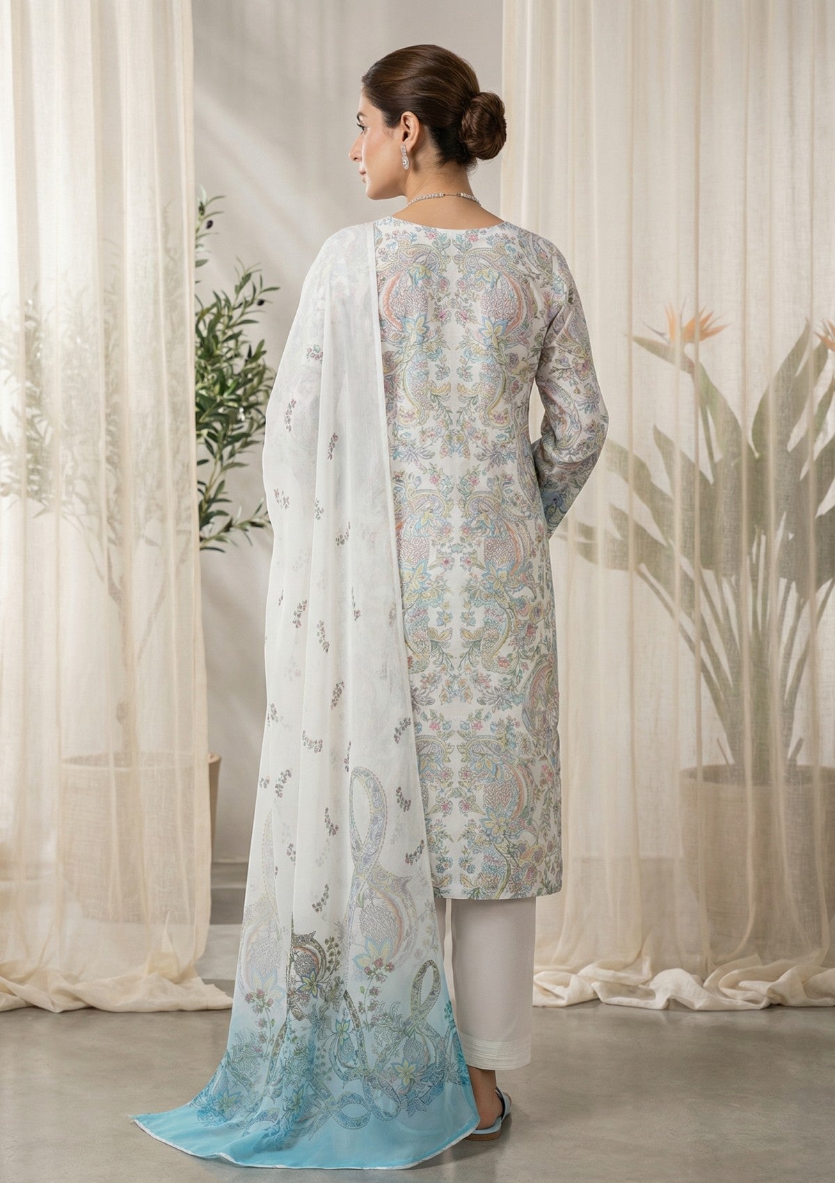 R Prints Lawn 26 Volume 3 - D#35 - White