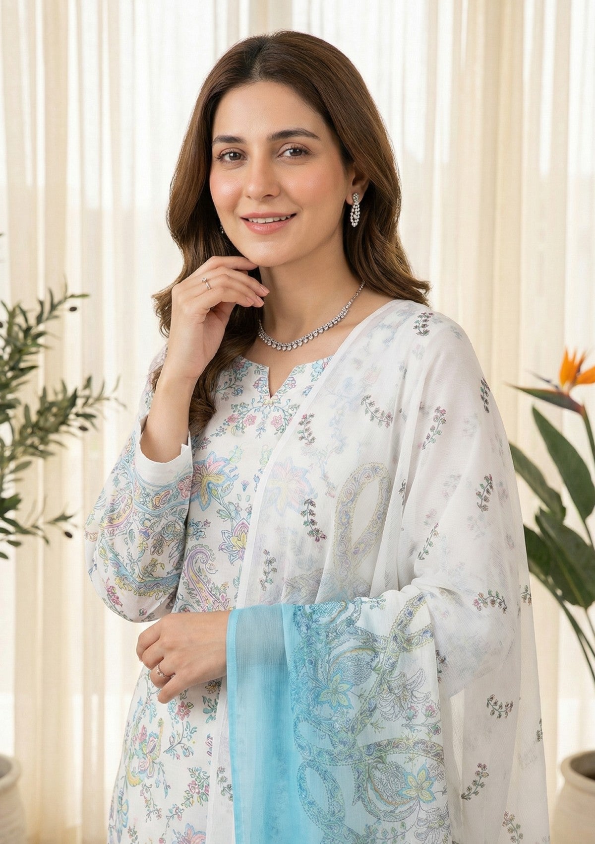 R Prints Lawn 26 Volume 3 - D#35 - White