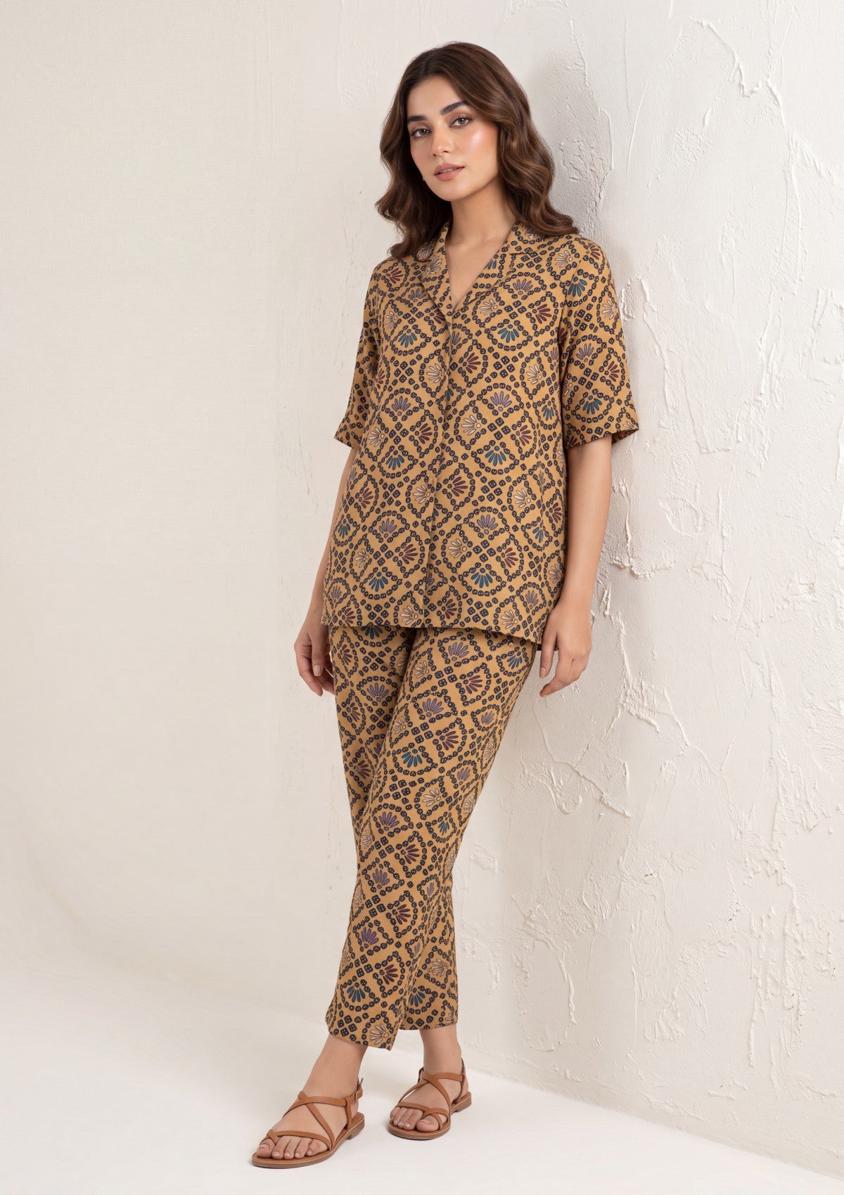 Yellow - Digital Printed - Shamoz Silk Formals 26