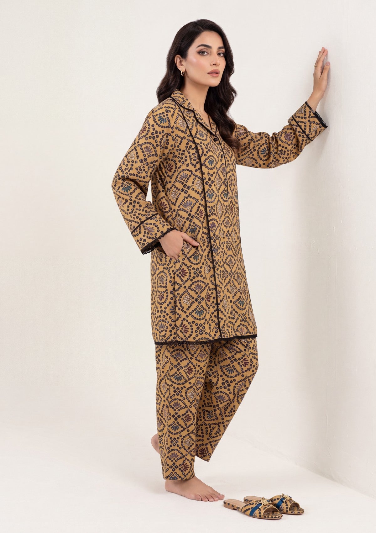 Yellow - Digital Printed - Shamoz Silk Formals 26