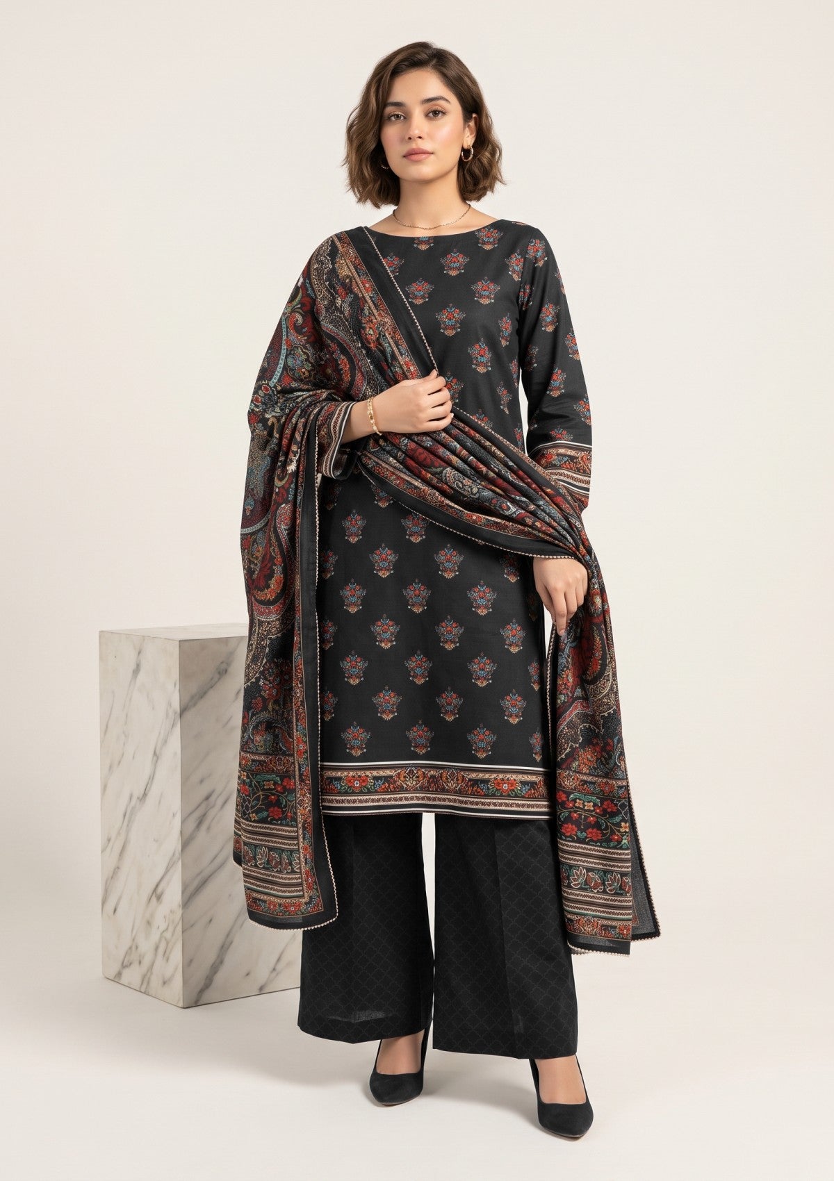 Bana Dora Linen - RB26#14 - BLACK