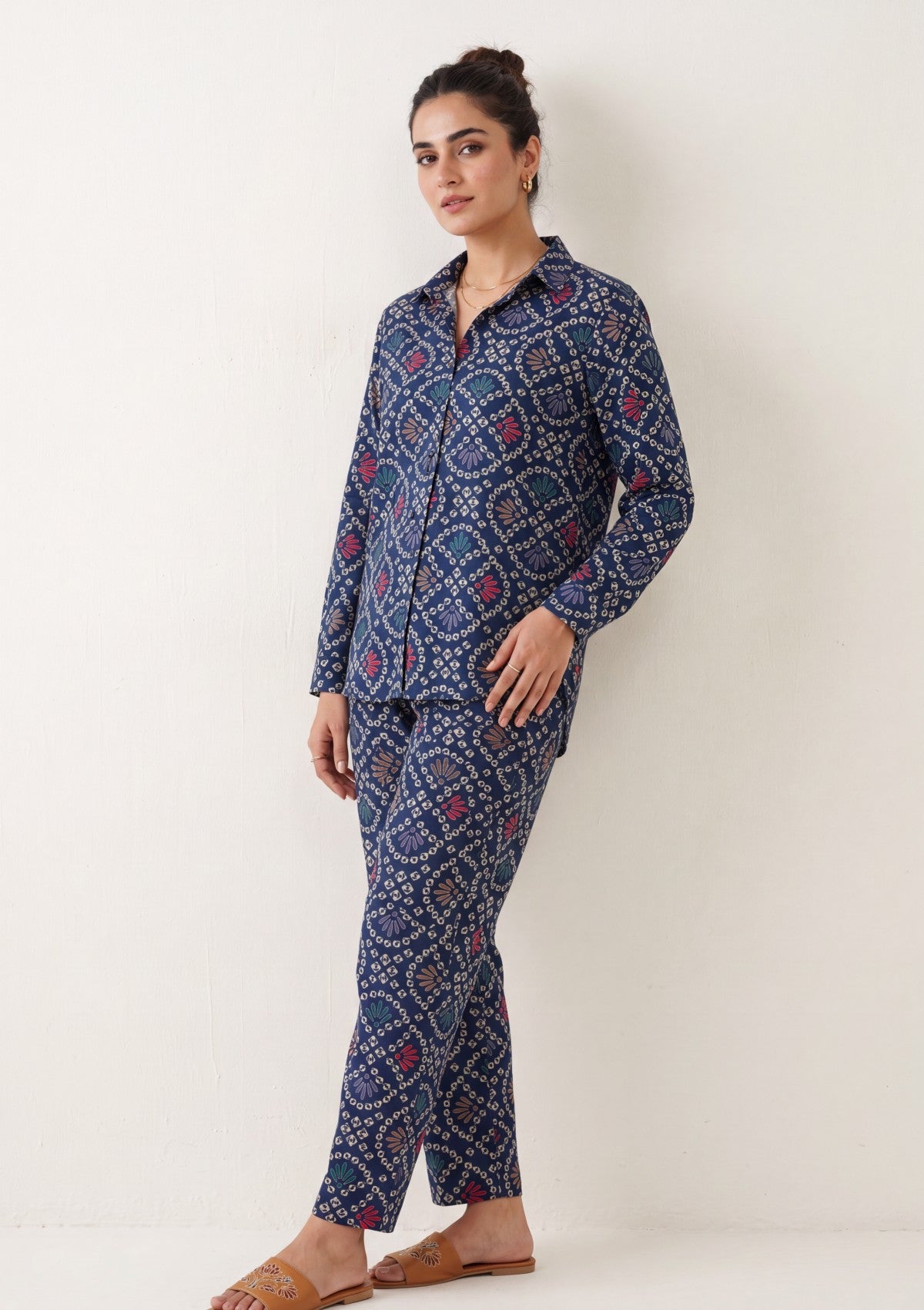 Blue - Digital Printed - Shamoz Silk Formals 26