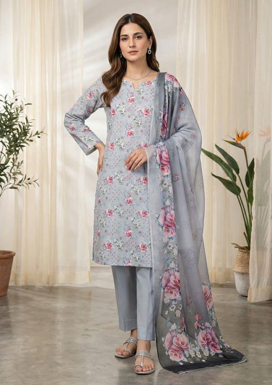 R Prints Lawn 26 Volume 3 - D#29 - G Grey