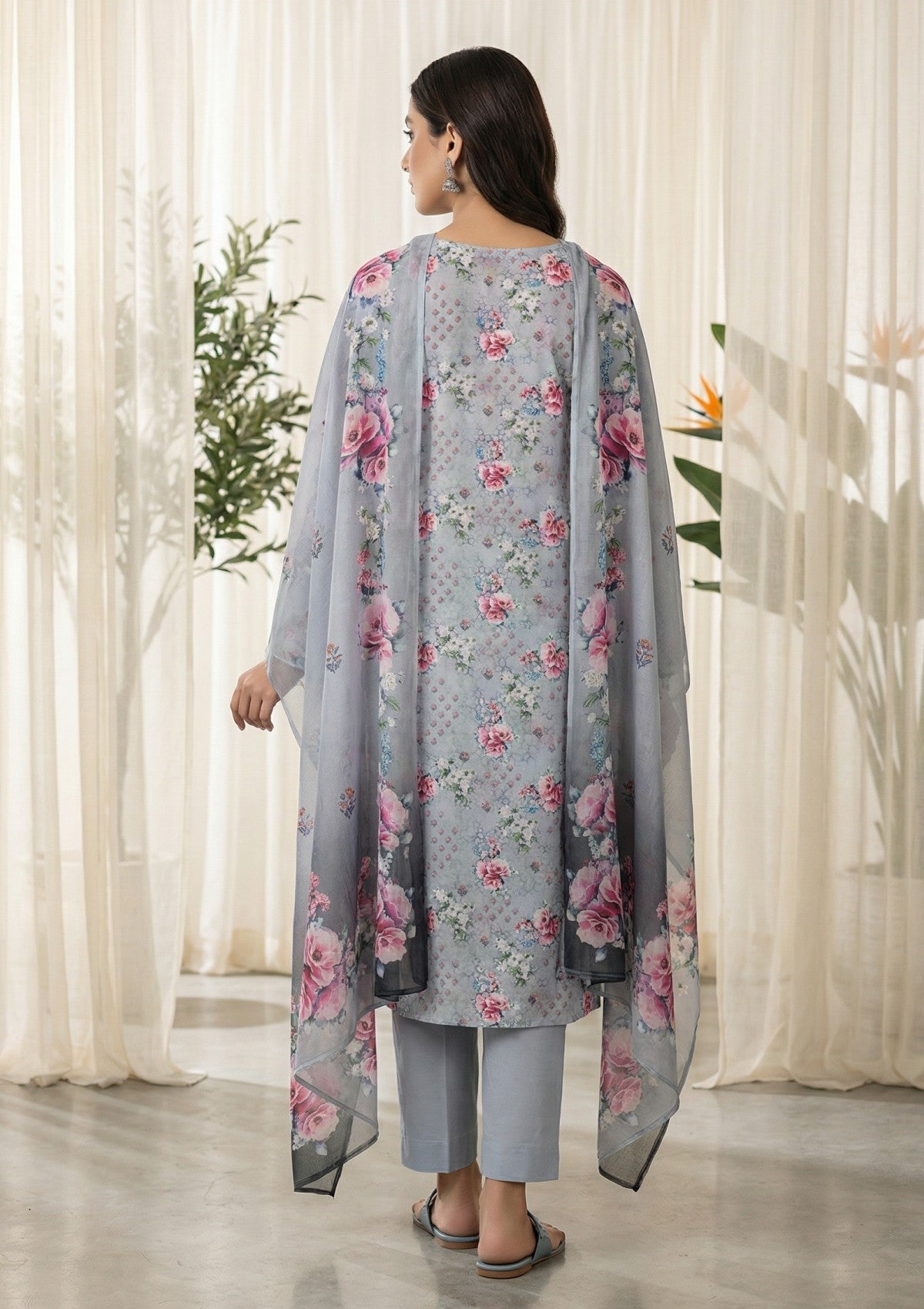 R Prints Lawn 26 Volume 3 - D#29 - G Grey
