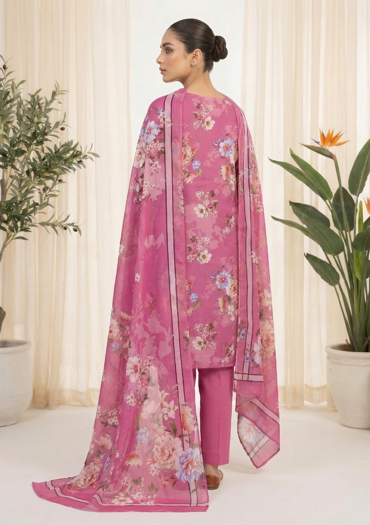 R Prints Lawn 26 Volume 3 - D#42 - T Pink