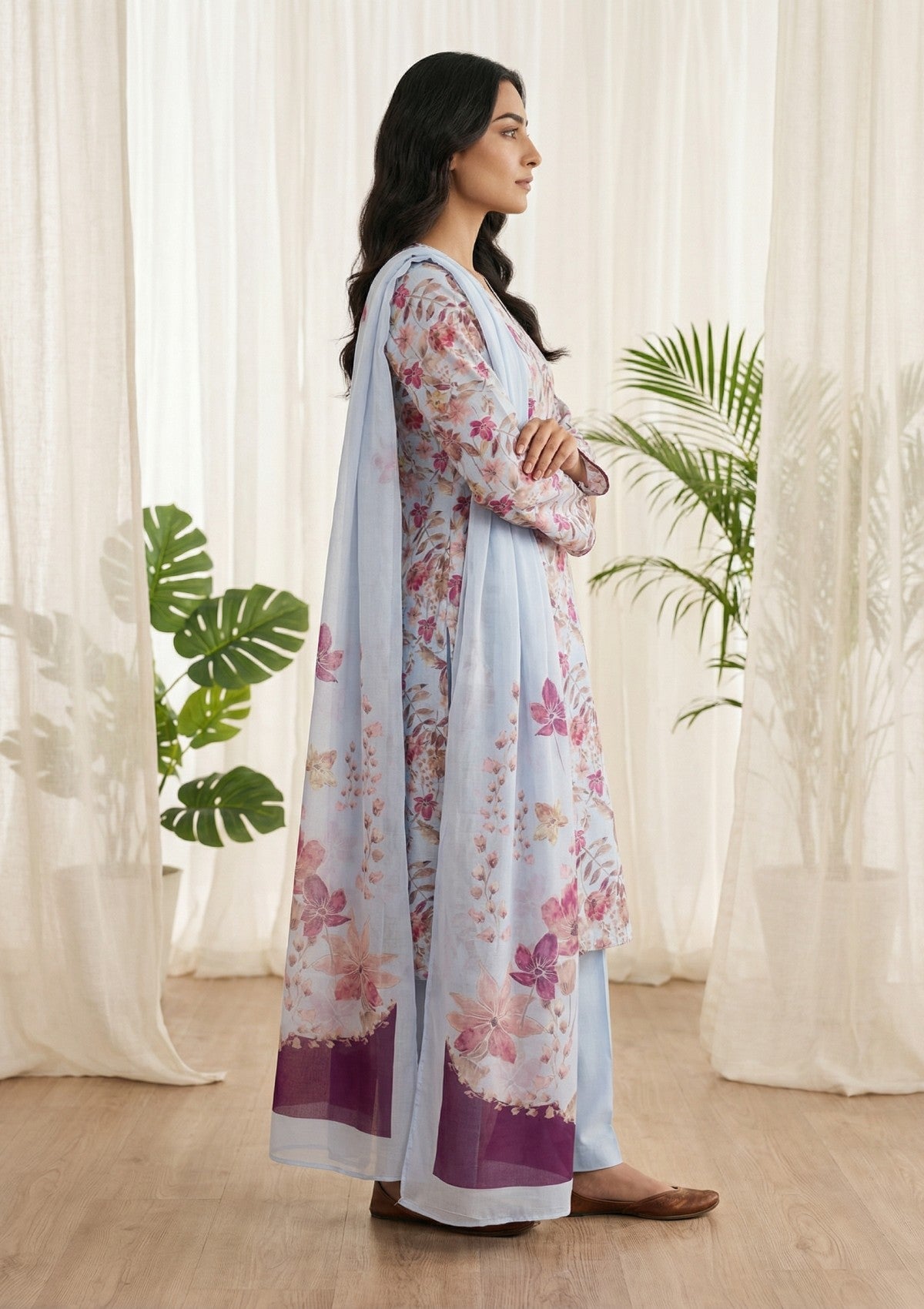 R Prints Lawn 26 Volume 3 - D#13 - Grey