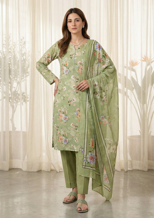 R Prints Lawn 26 Volume 3 - D#42 - Green