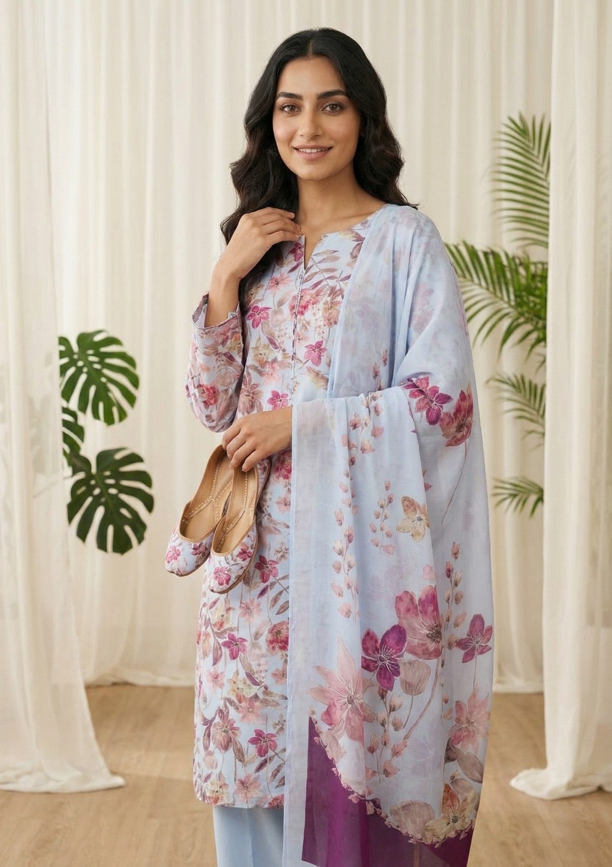 R Prints Lawn 26 Volume 3 - D#13 - Grey