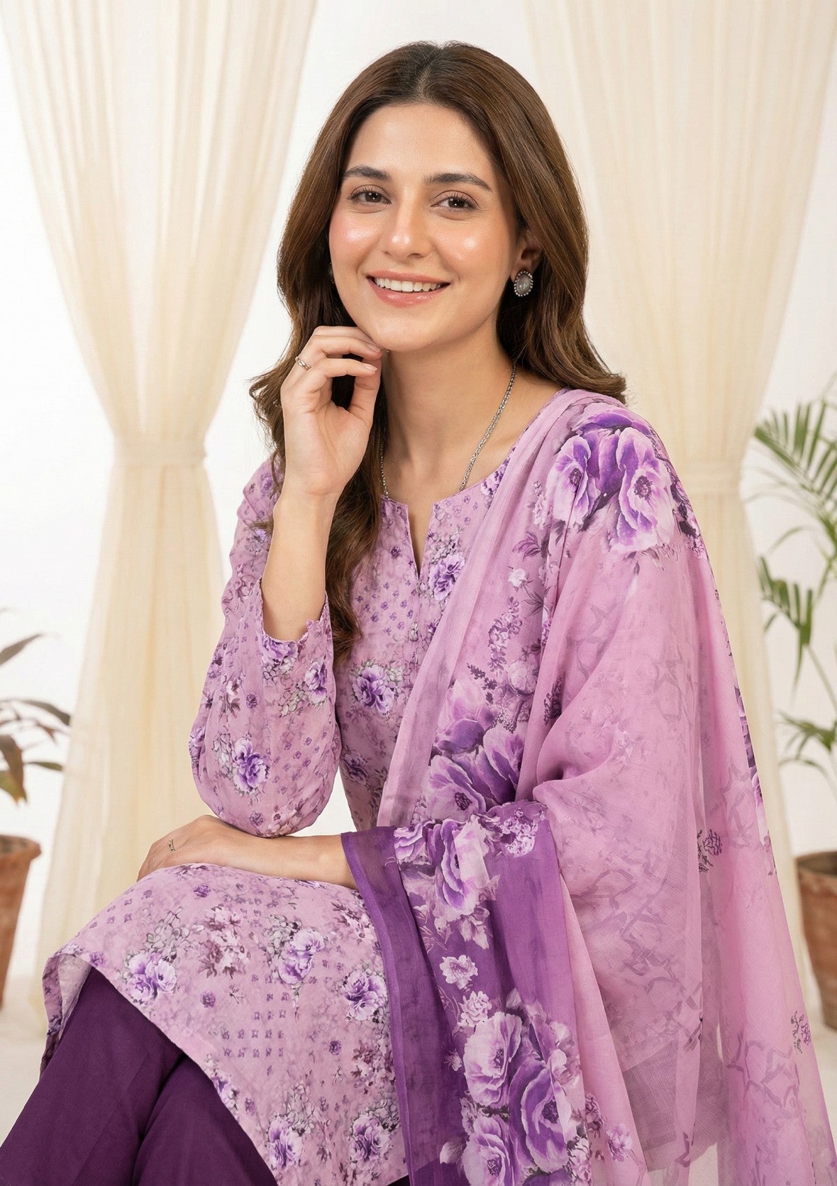 R Prints Lawn 26 Volume 3 - D#29 - T Pink