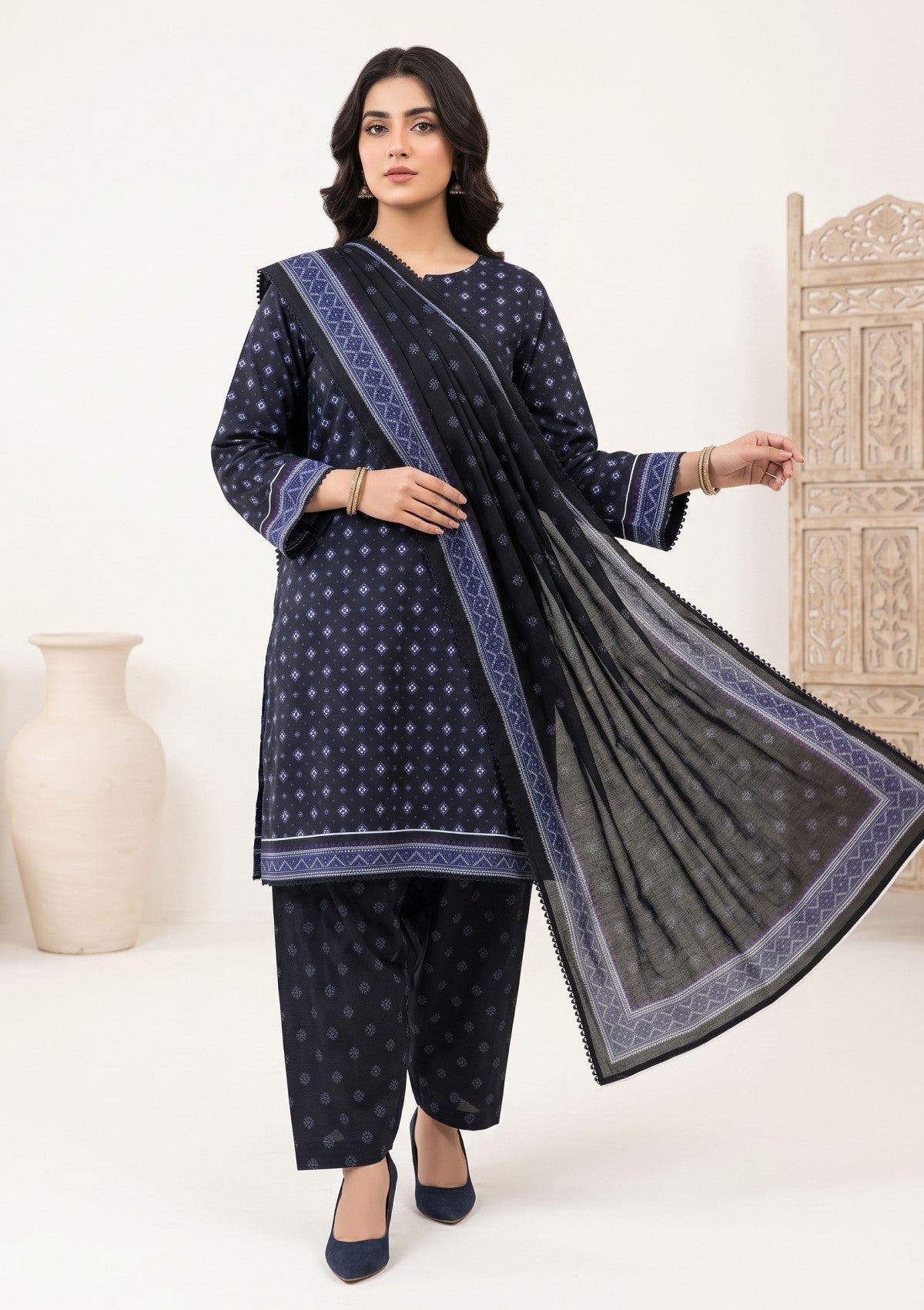 Bana Dora Linen - RB26#01 - BLUE