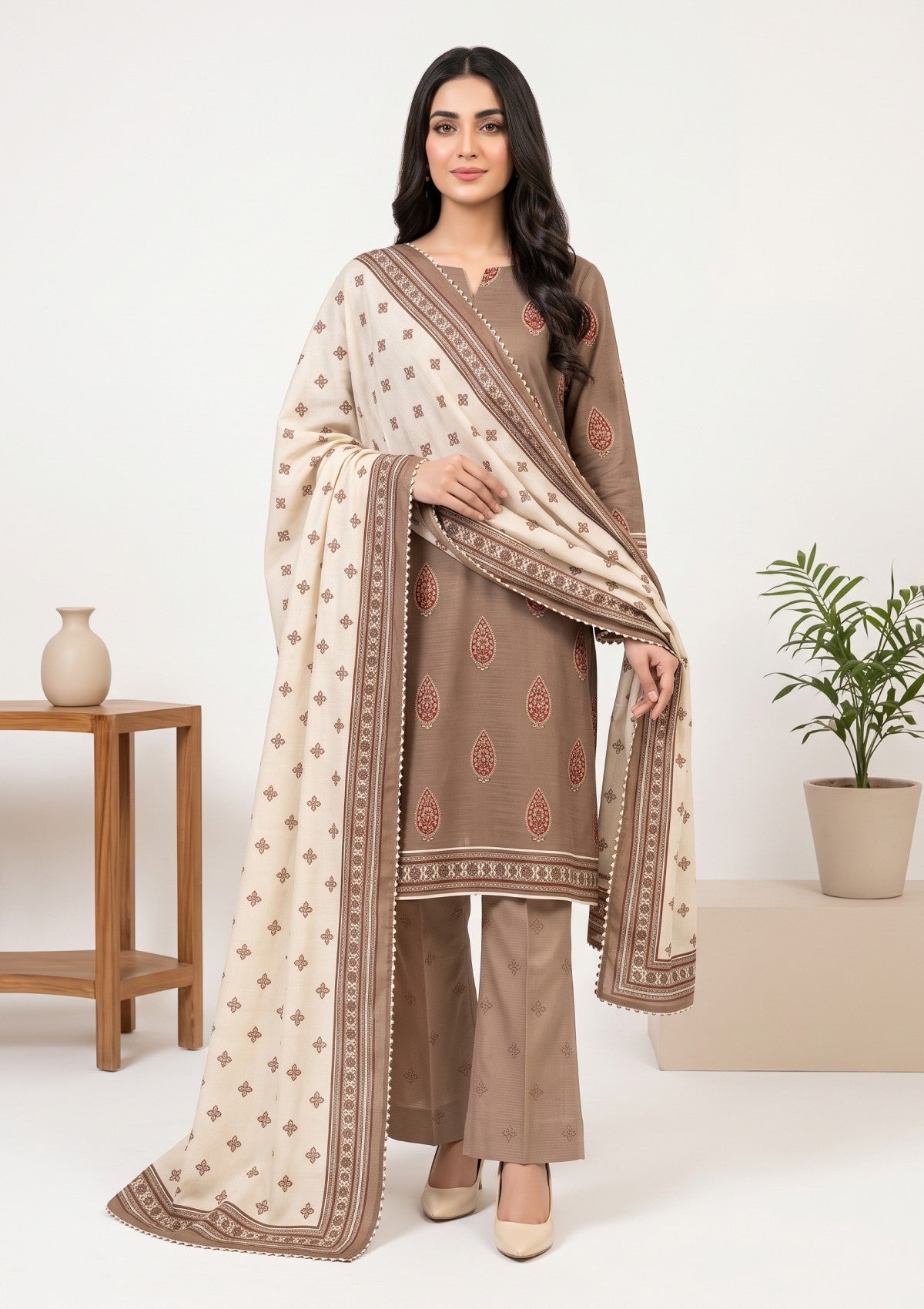 Bana Dora Linen - RB26#09 - BROWN