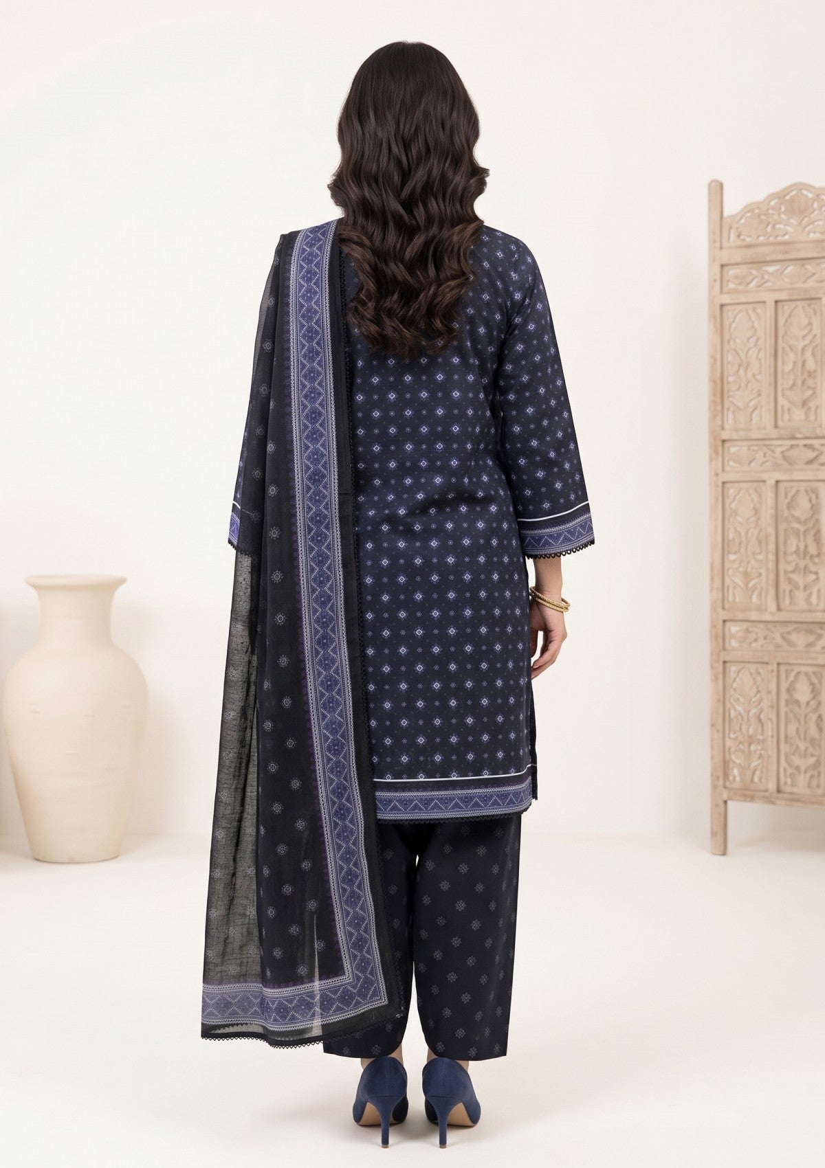 Bana Dora Linen - RB26#01 - BLUE
