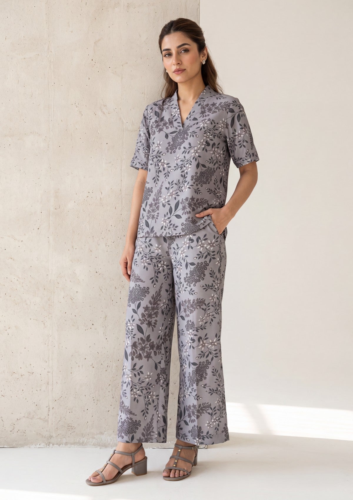 L Grey - Digital Printed - Shamoz Silk Formals 26