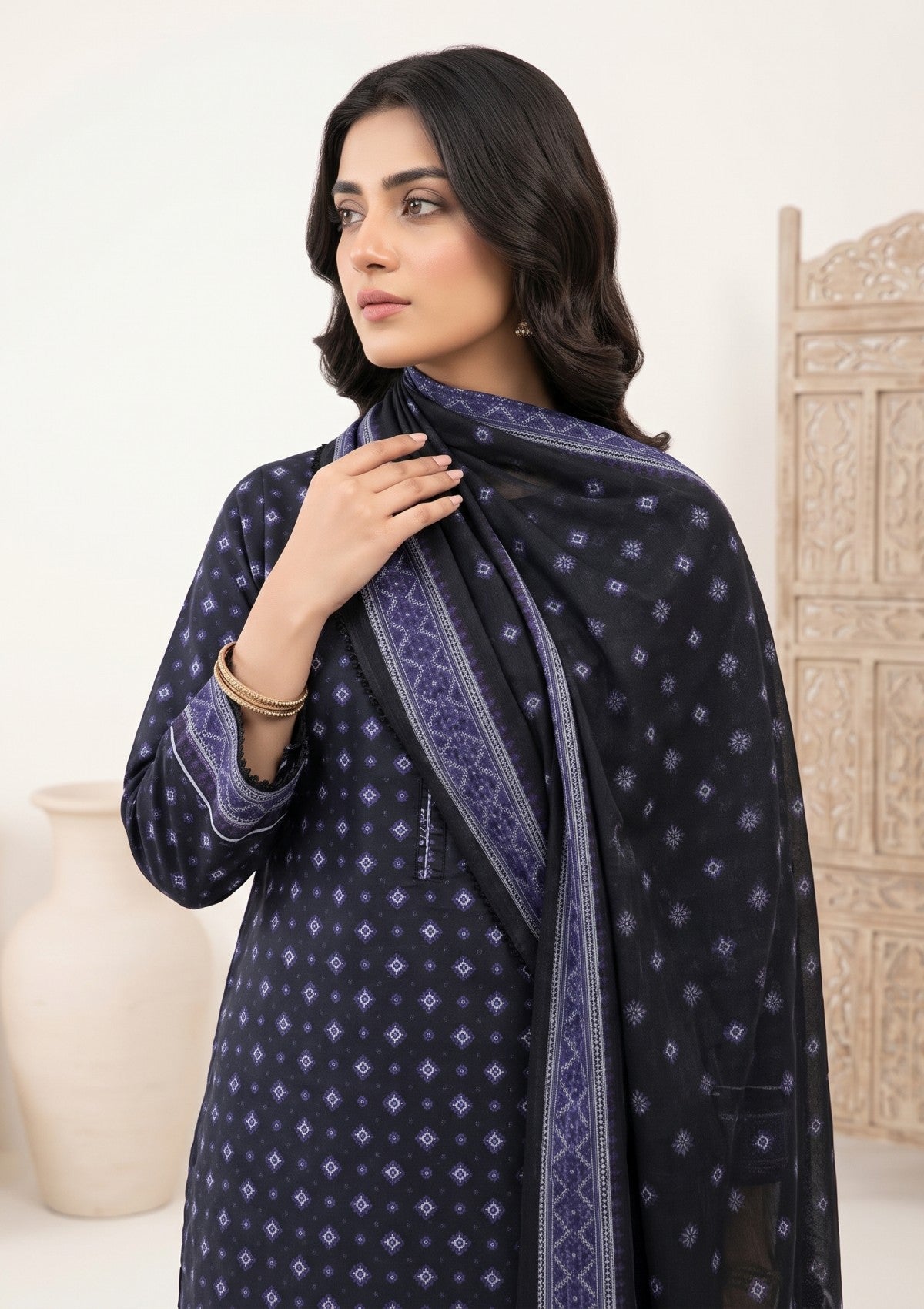Bana Dora Linen - RB26#01 - BLUE