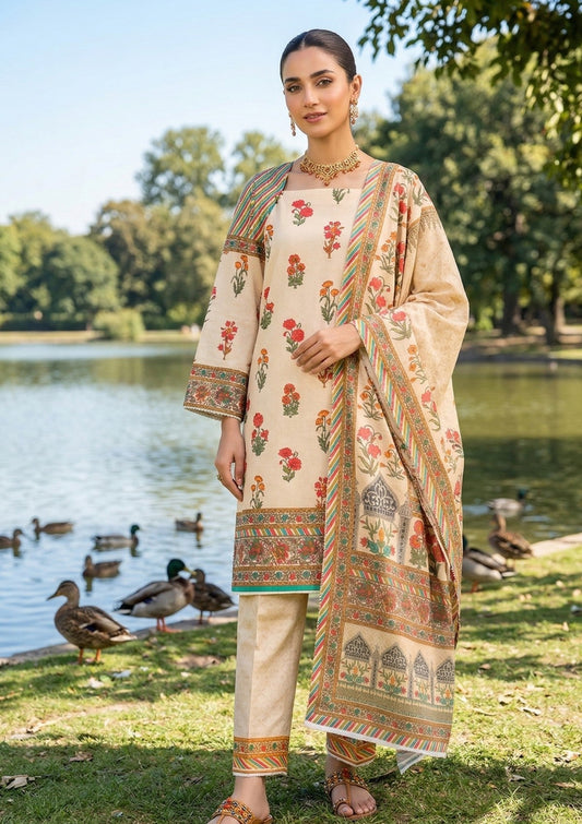 R Prints 26 Volume 2 Lawn  - RP2#05 - Cream