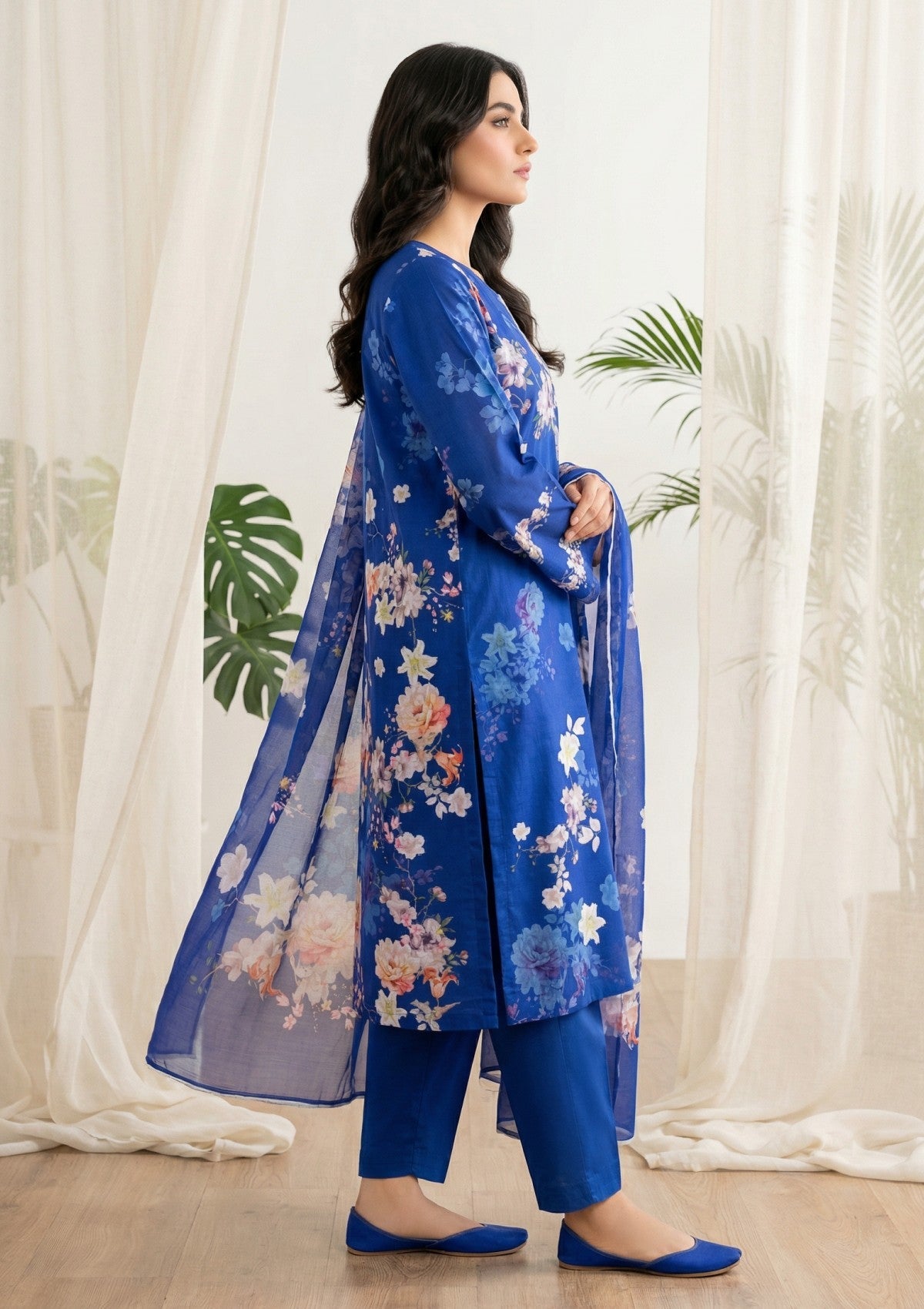 R Prints Lawn 26 Volume 3 - D#17 - Blue