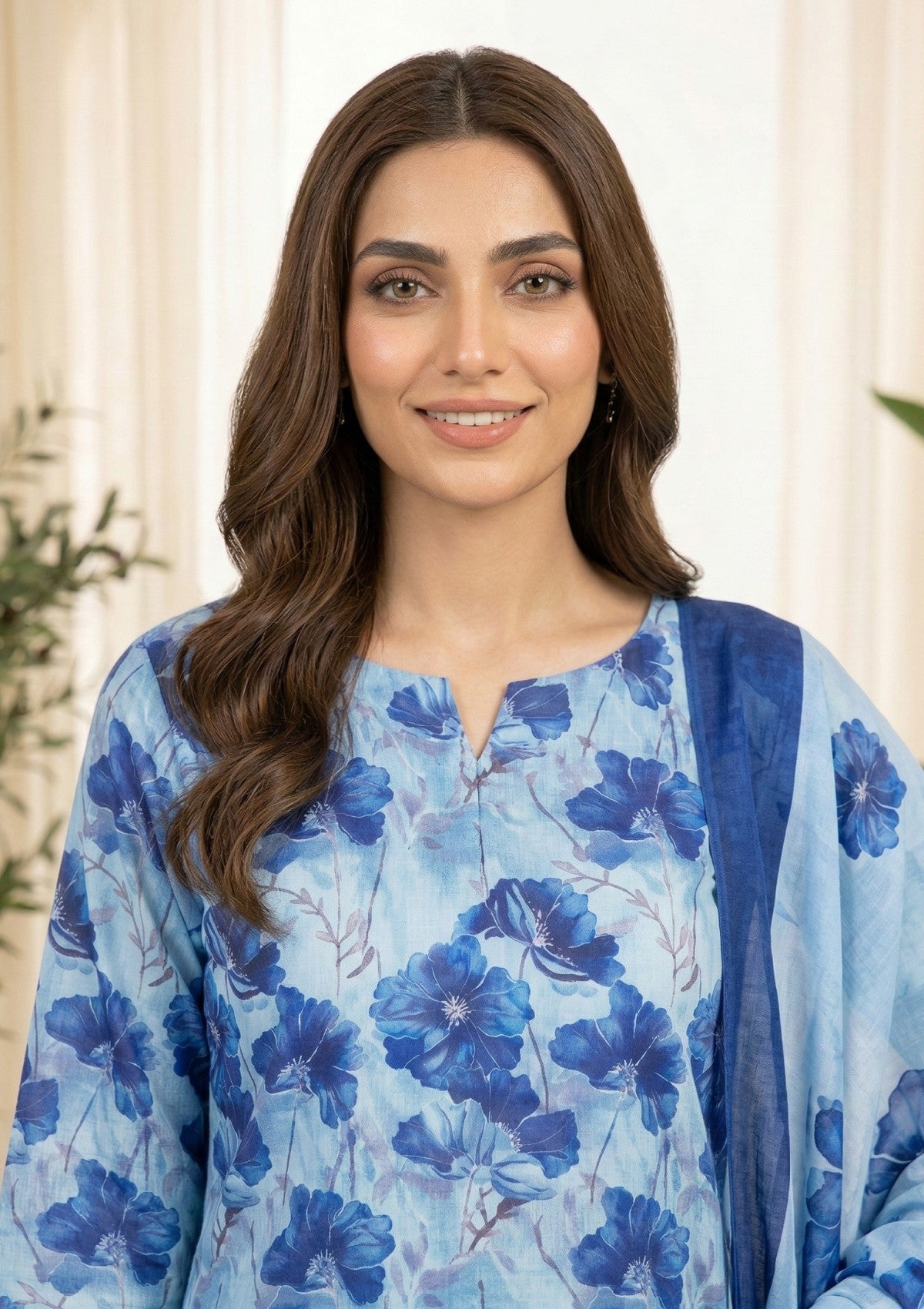 R Prints Lawn 26 Volume 3 - D#38 - Blue