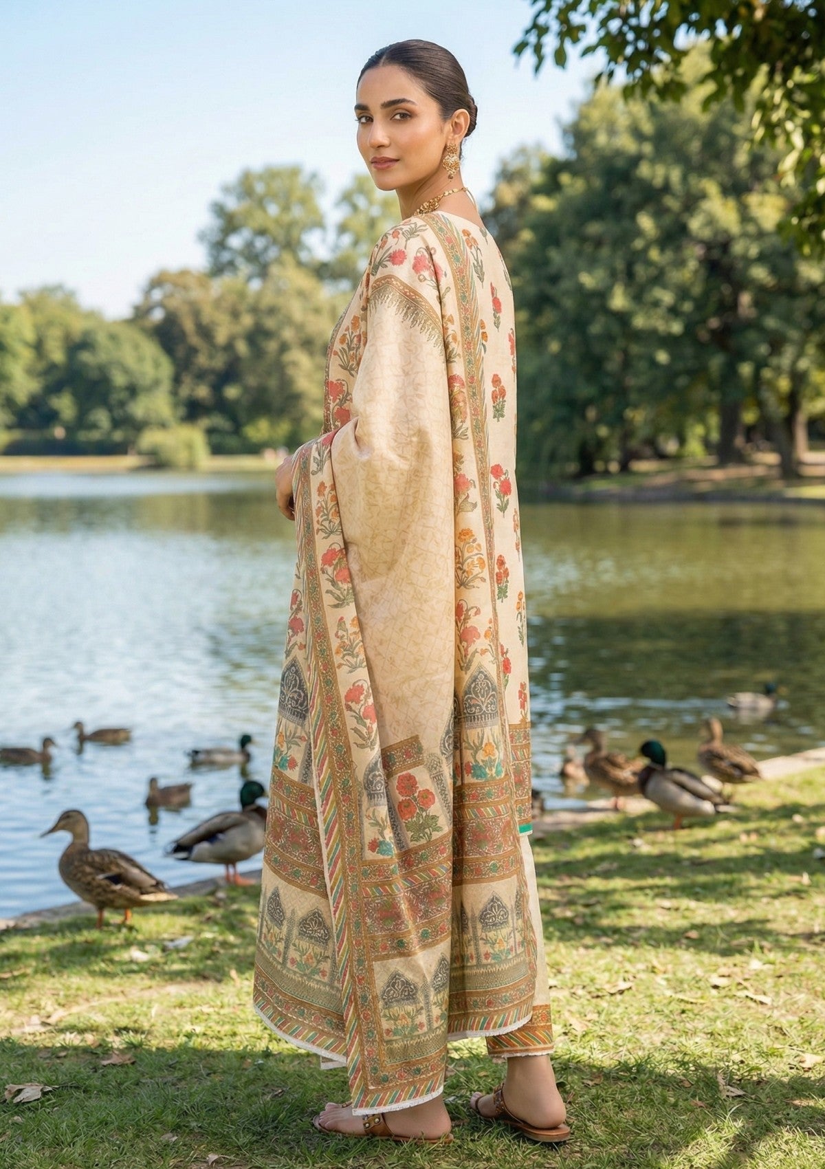 R Prints 26 Volume 2 Lawn  - RP2#05 - Cream