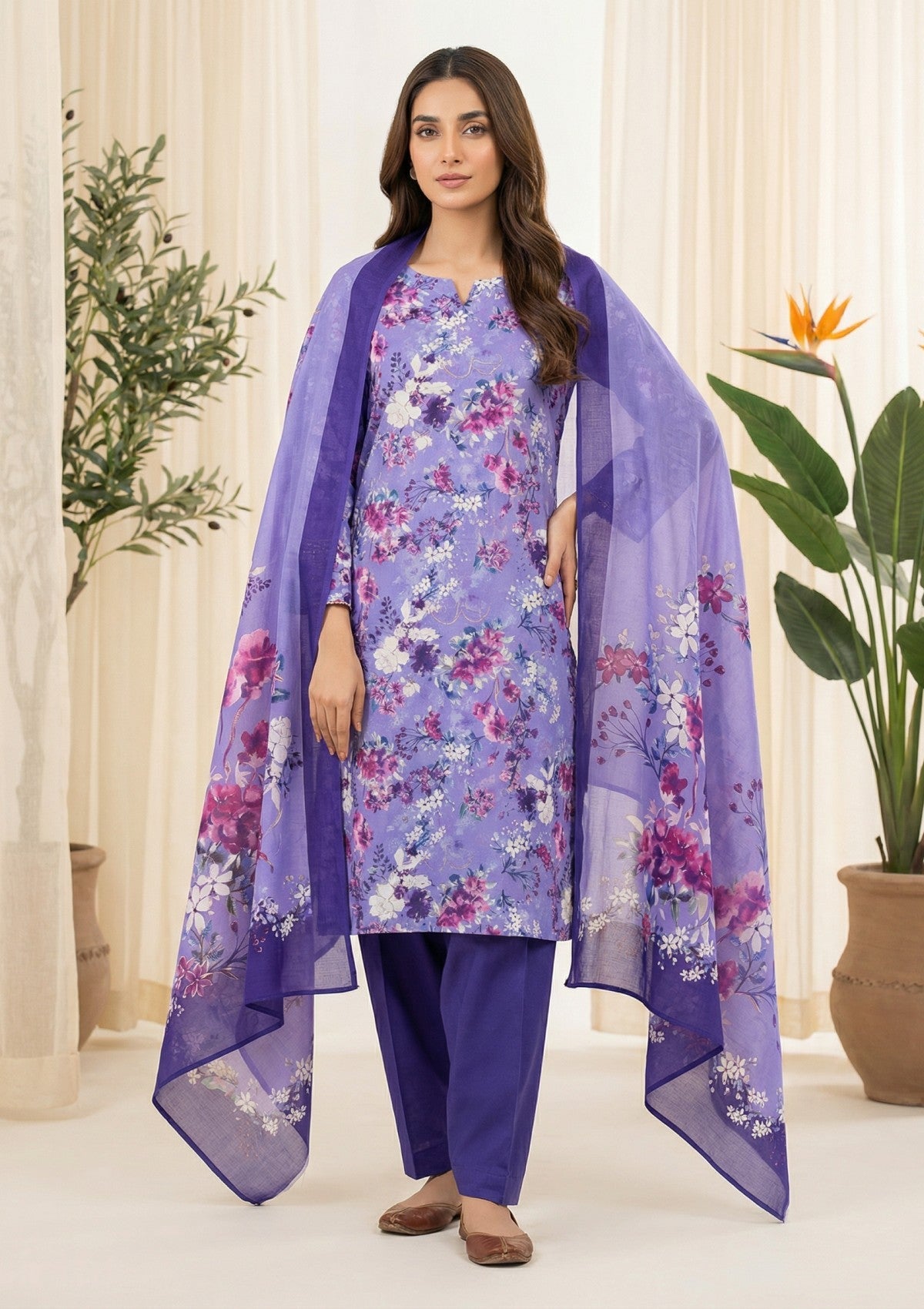 R Prints Lawn 26 Volume 3 - D#23 - Blue