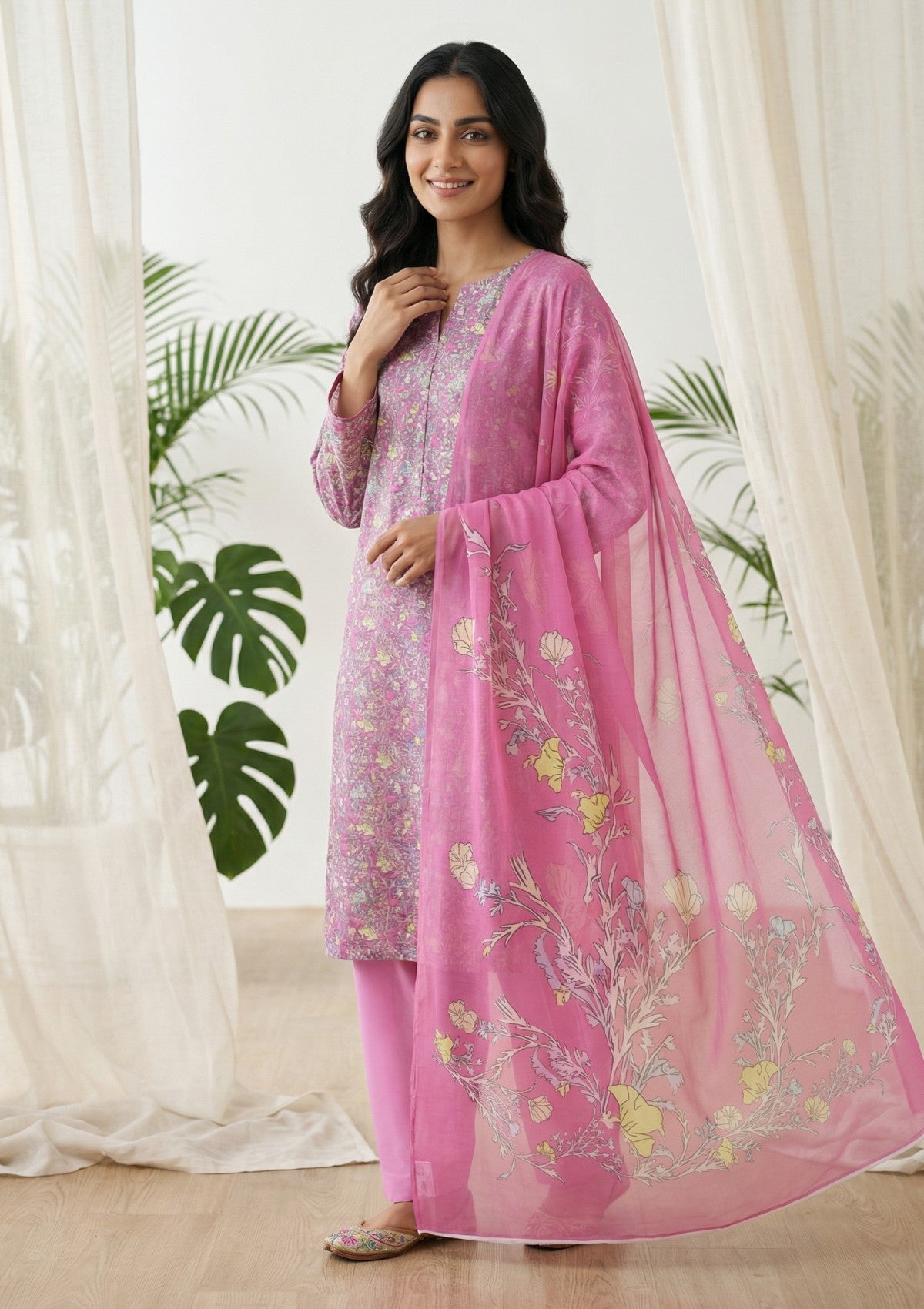 R Prints Lawn 26 Volume 3 - D#26 - Pink