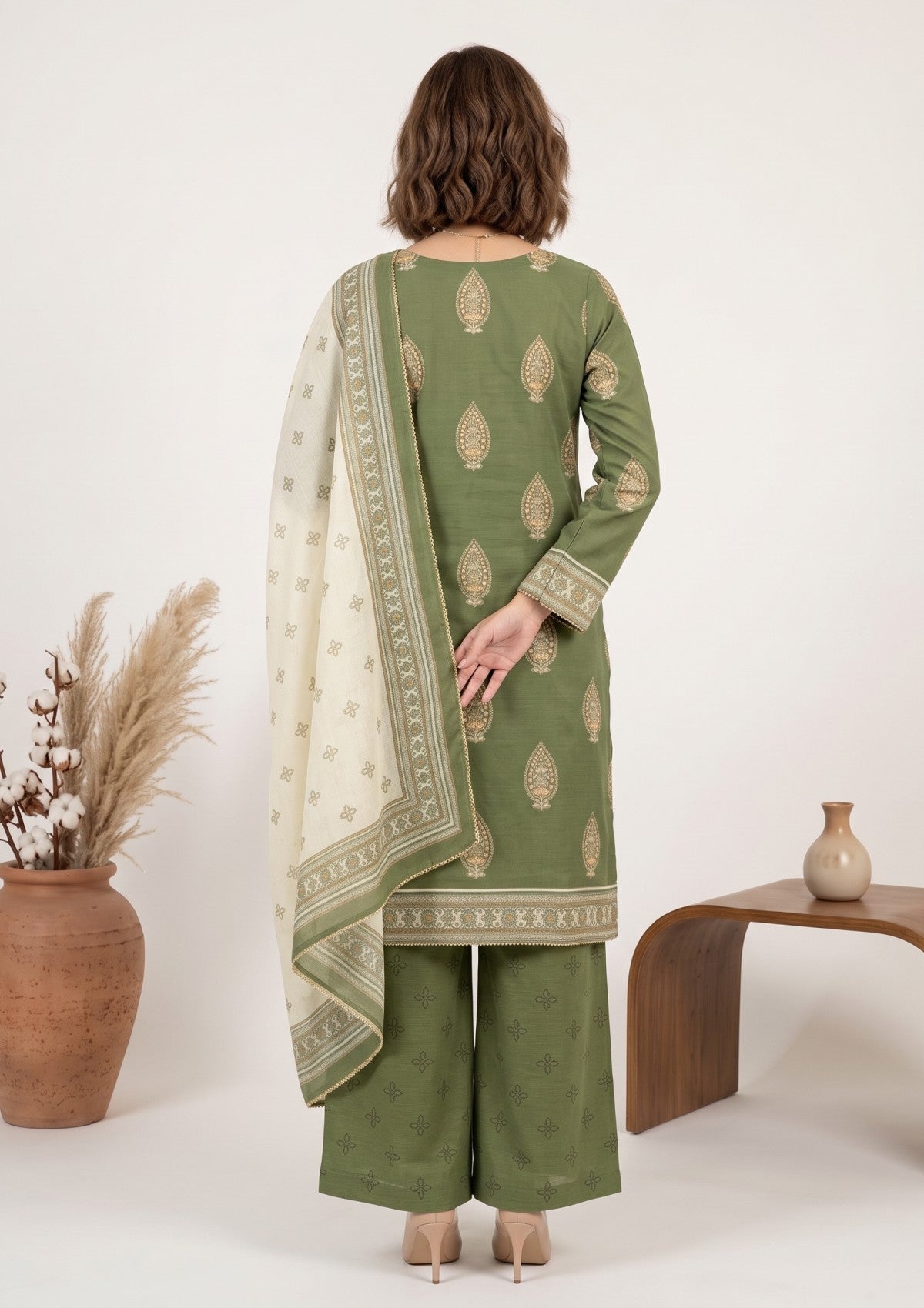 Bana Dora Linen - RB26#09 - GREEN