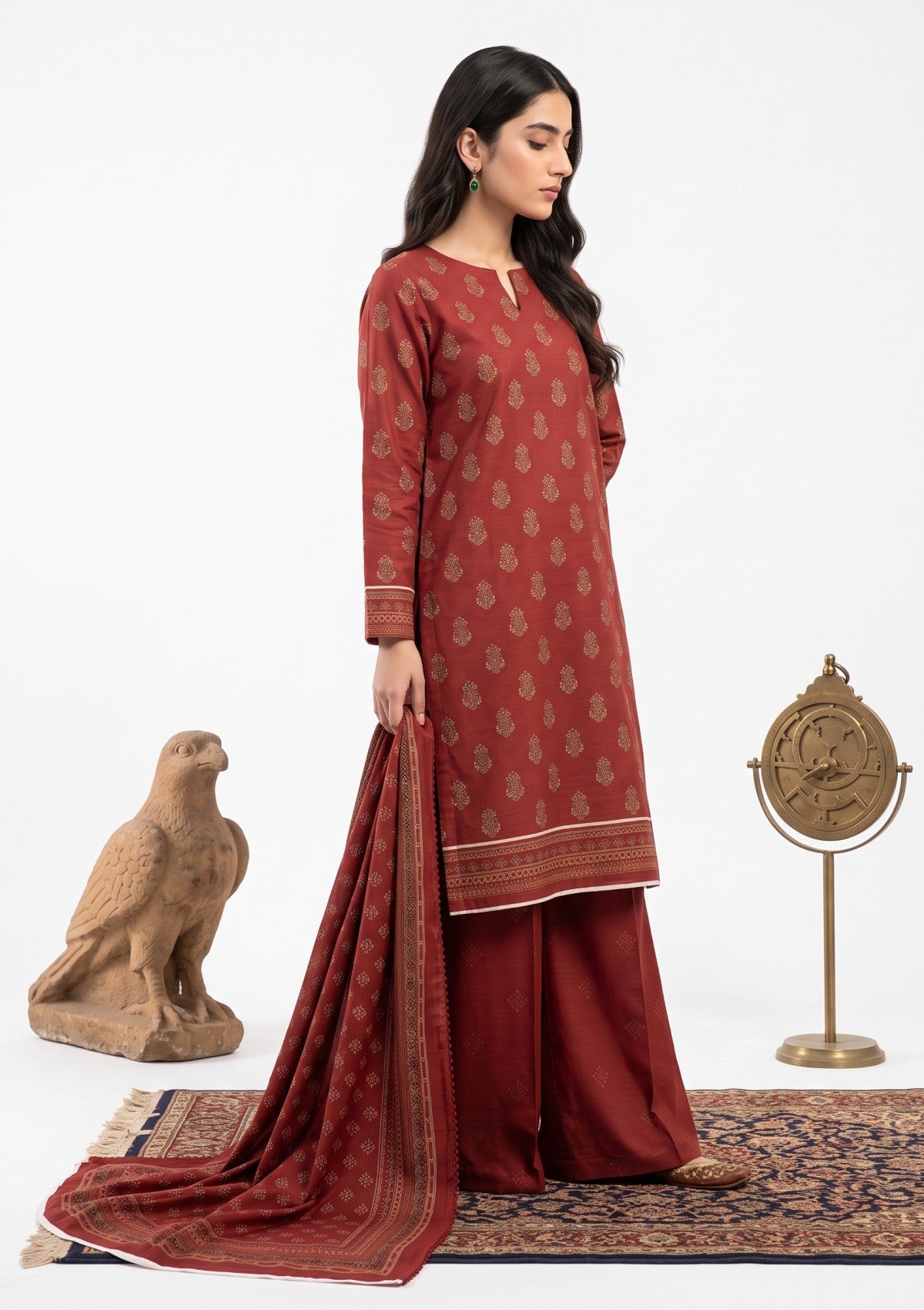 Bana Dora Linen - RB26#06 - MAROON