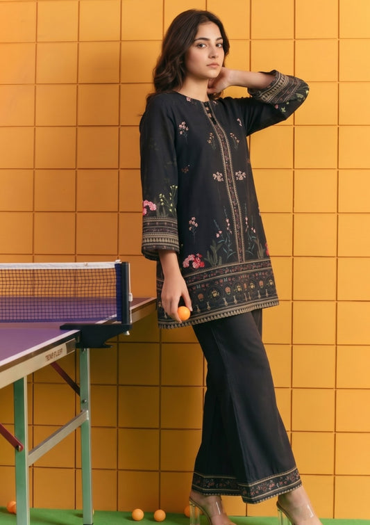 D#04 - Black - Pret - Co-Ord Set - Silk