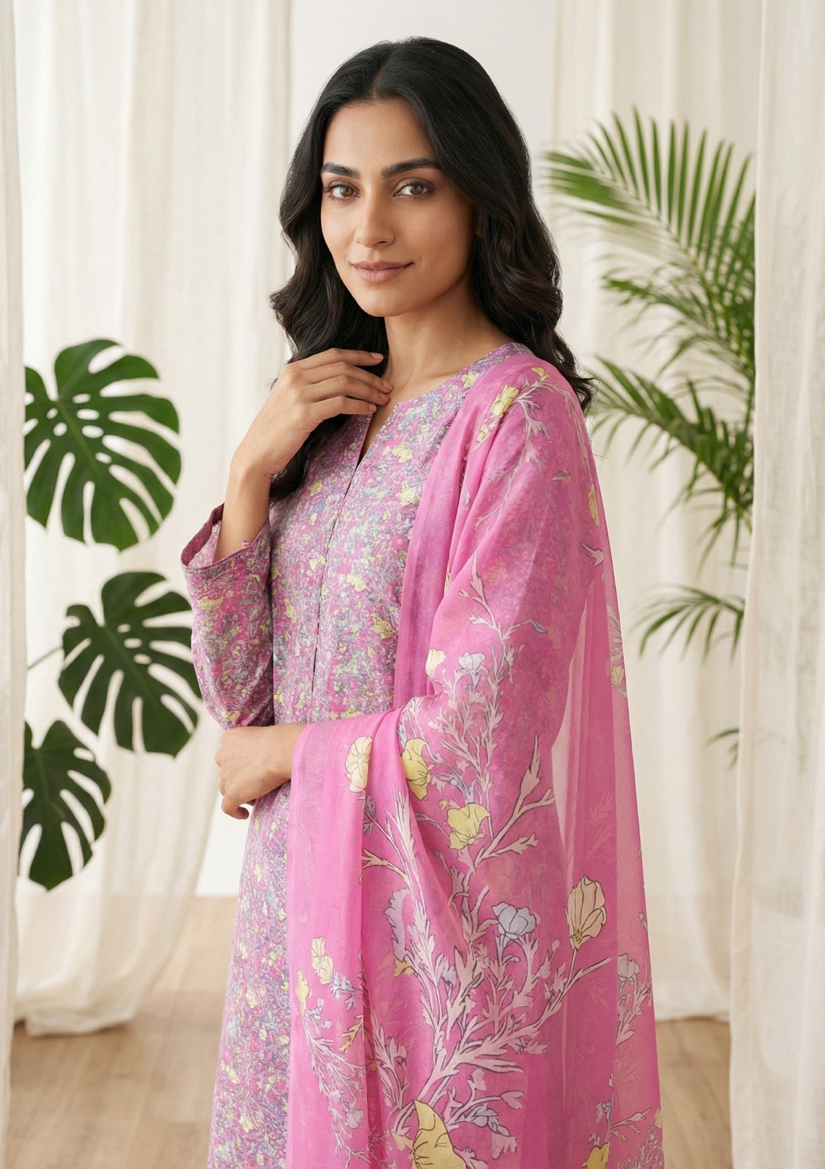 R Prints Lawn 26 Volume 3 - D#26 - Pink