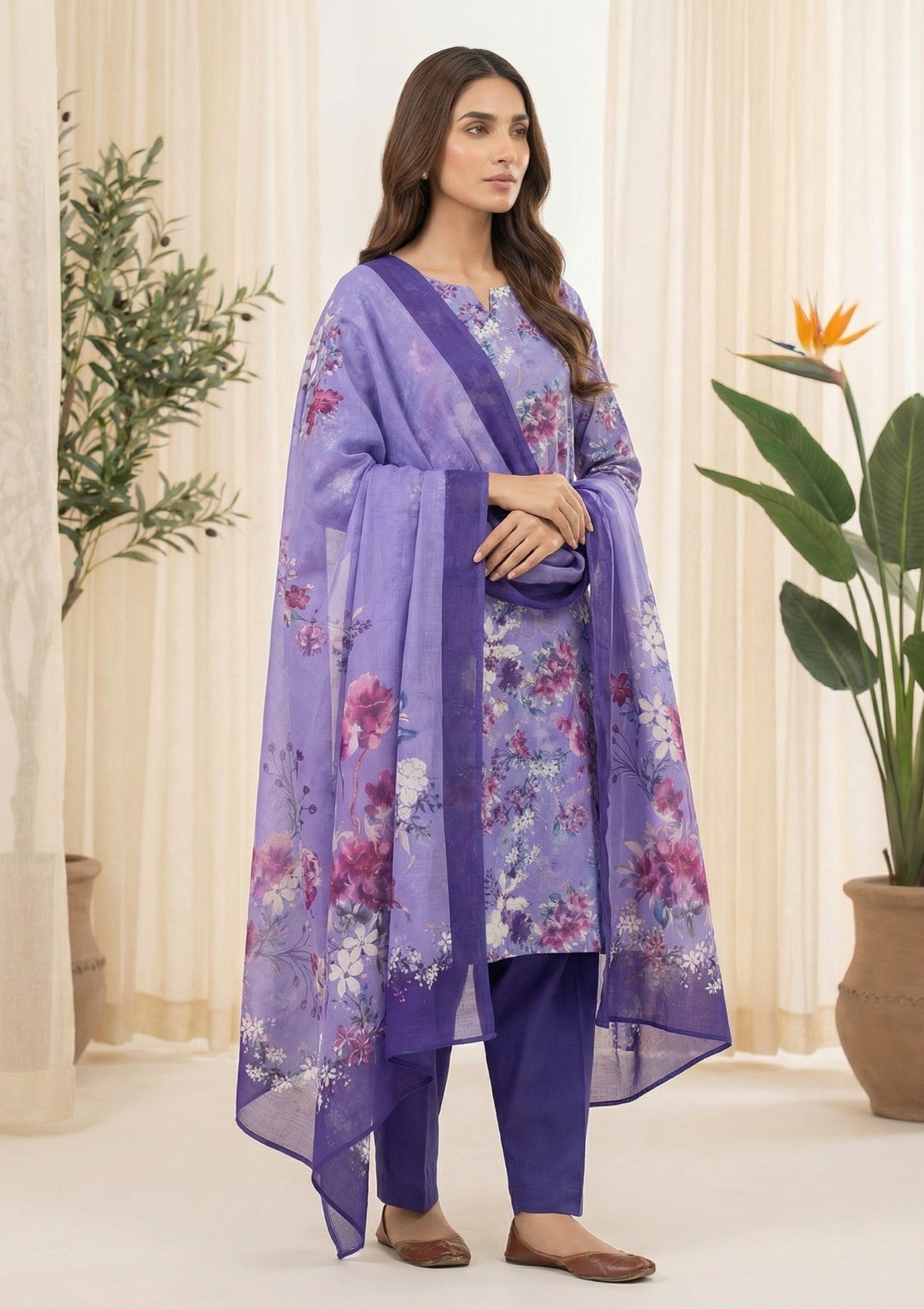 R Prints Lawn 26 Volume 3 - D#23 - Blue