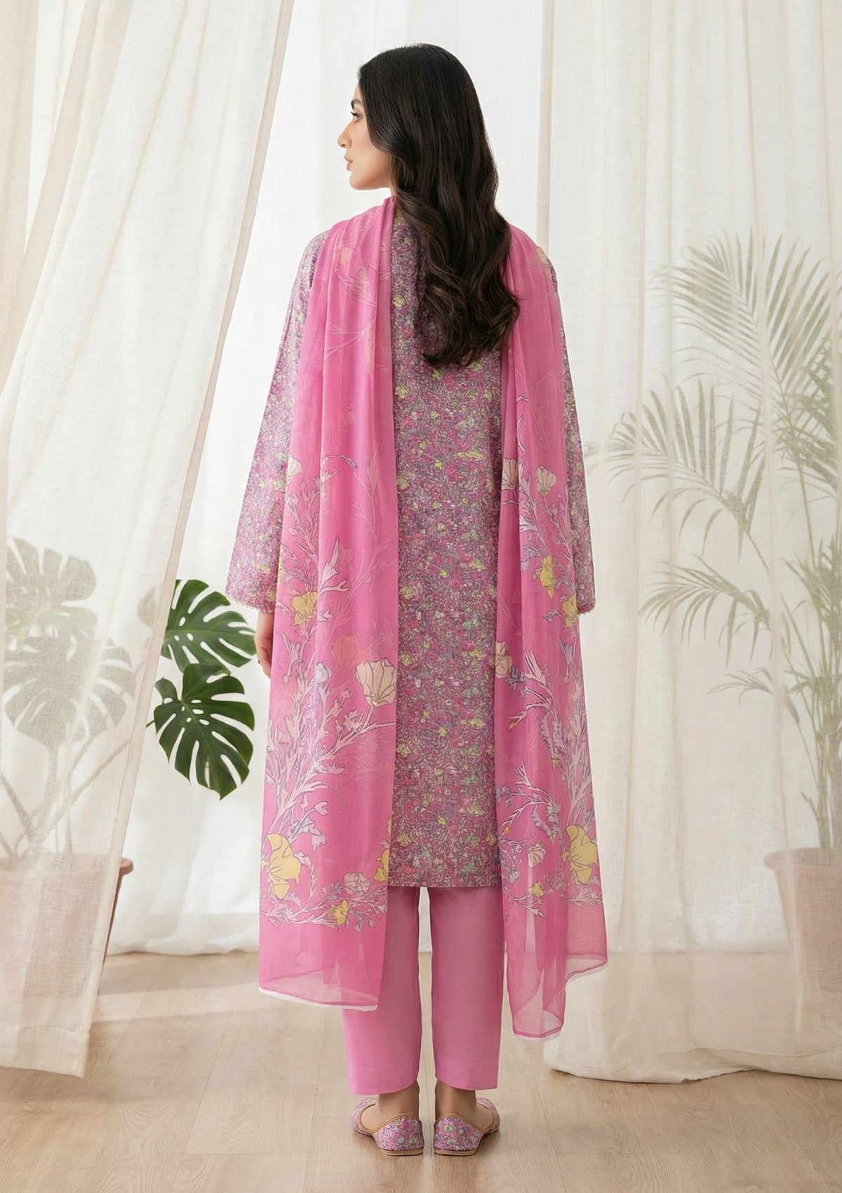 R Prints Lawn 26 Volume 3 - D#26 - Pink