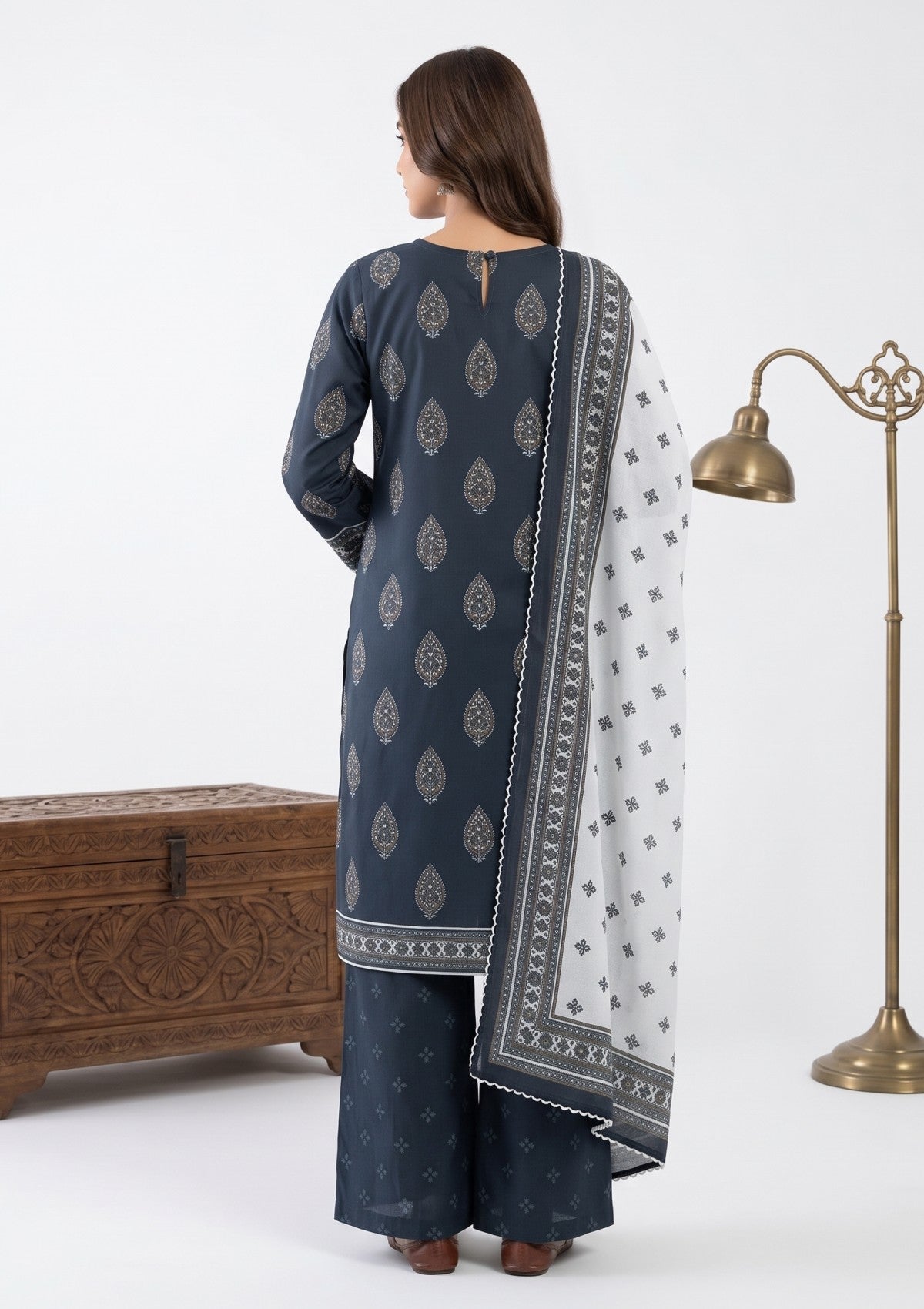 Bana Dora Linen - RB26#09 - N BLUE