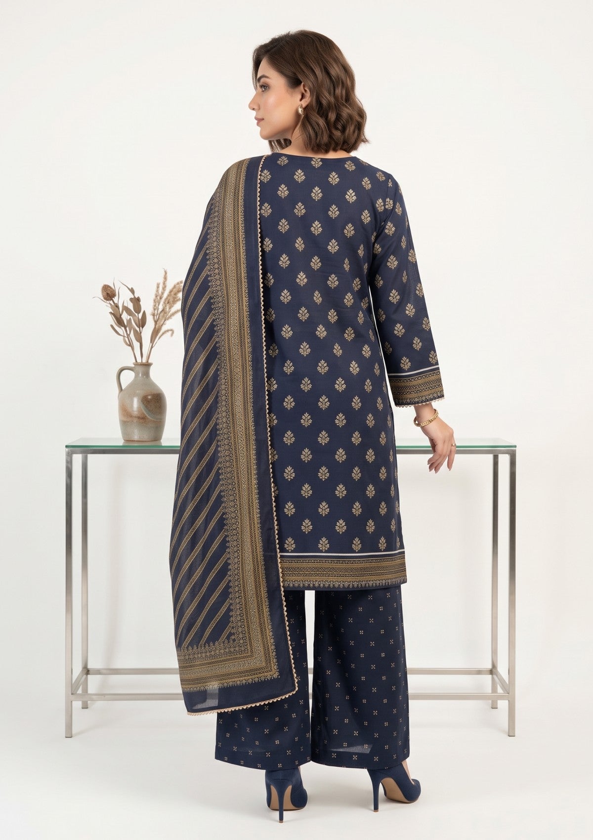 Bana Dora Linen - RB26#05 - N BLUE