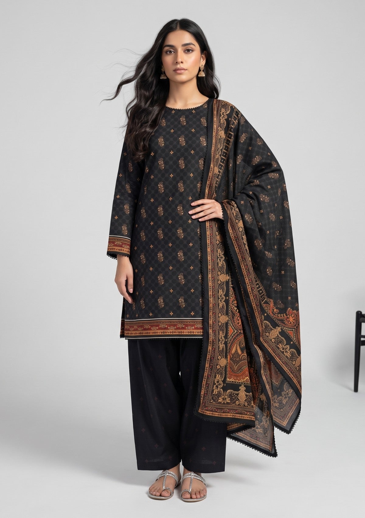 Bana Dora Linen - RB26#17 - BLACK