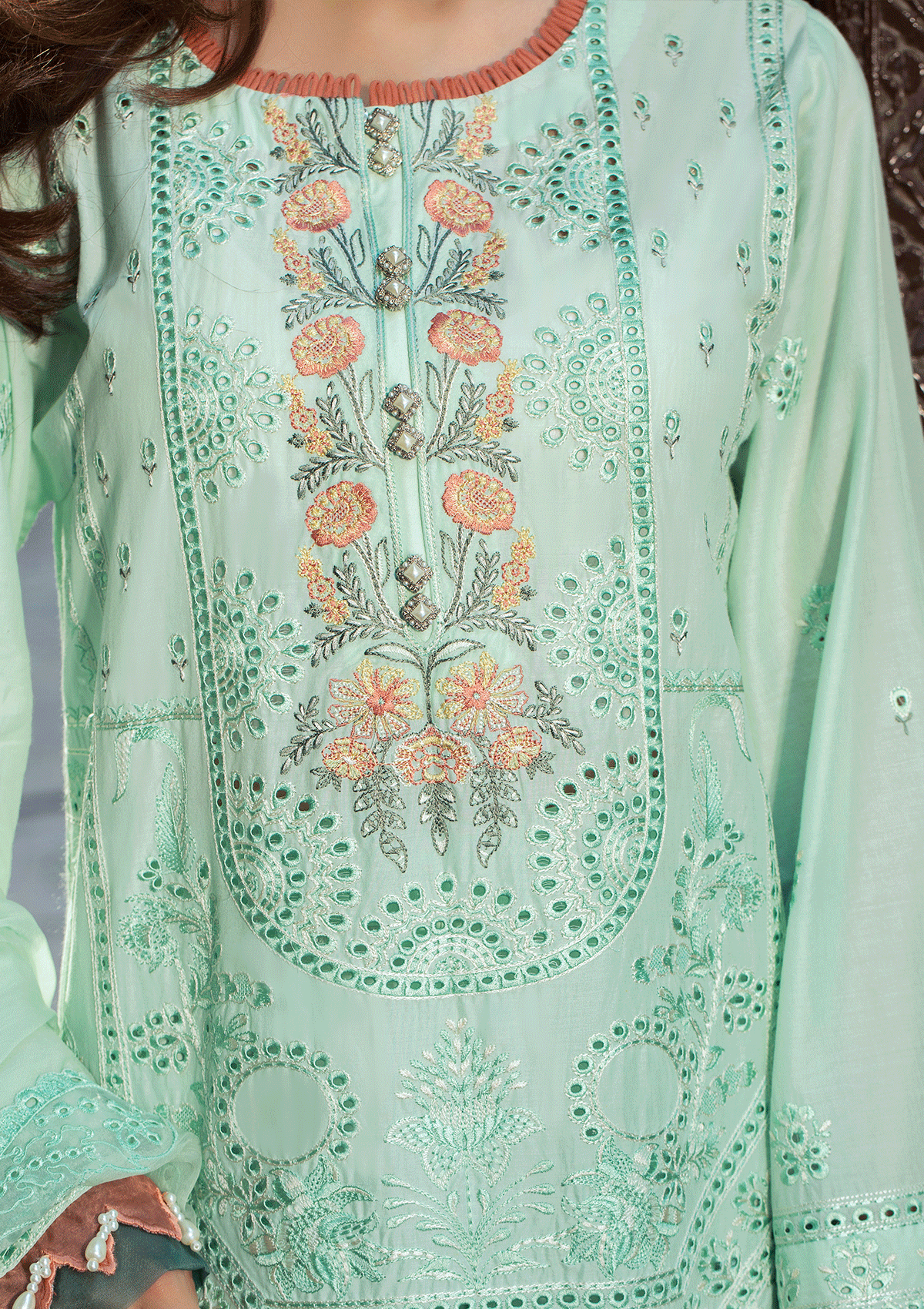 Lawn Collection - Rubaaiyat - Chikankari - RC#2