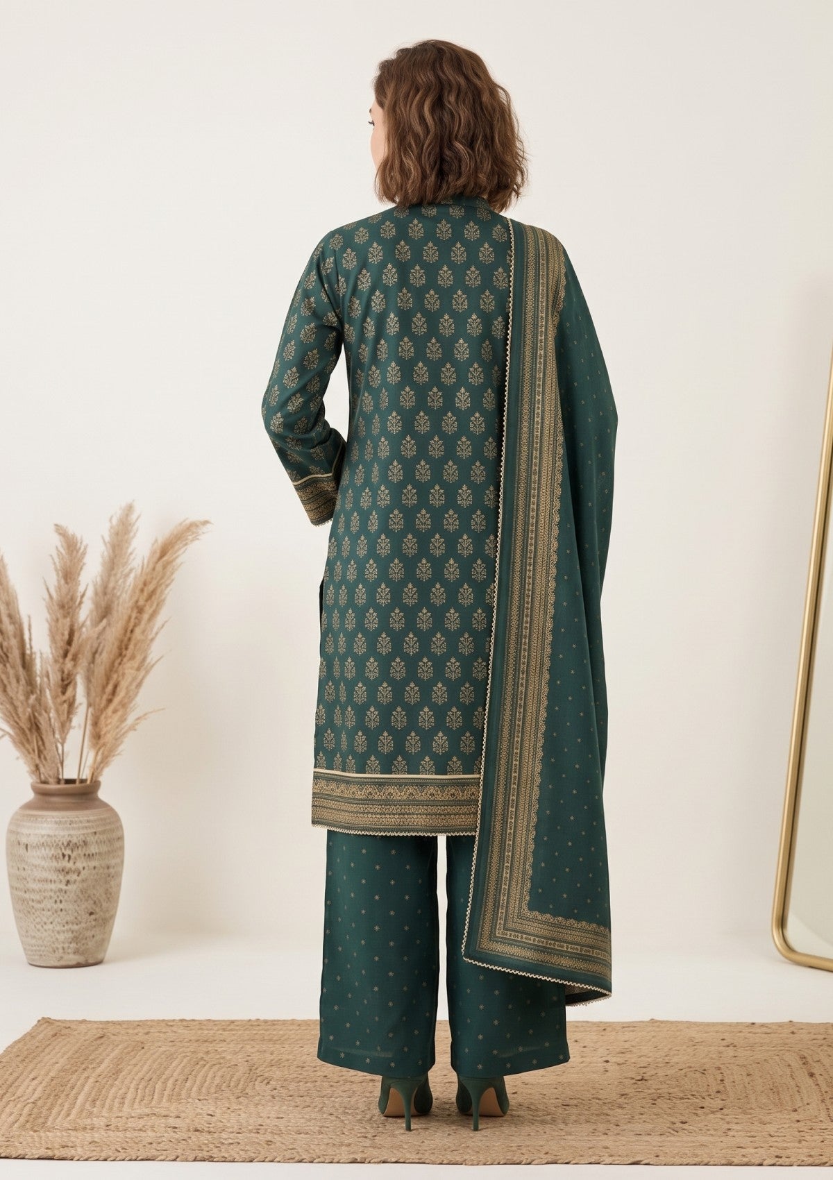 Bana Dora Linen - RB26#03 - B GREEN