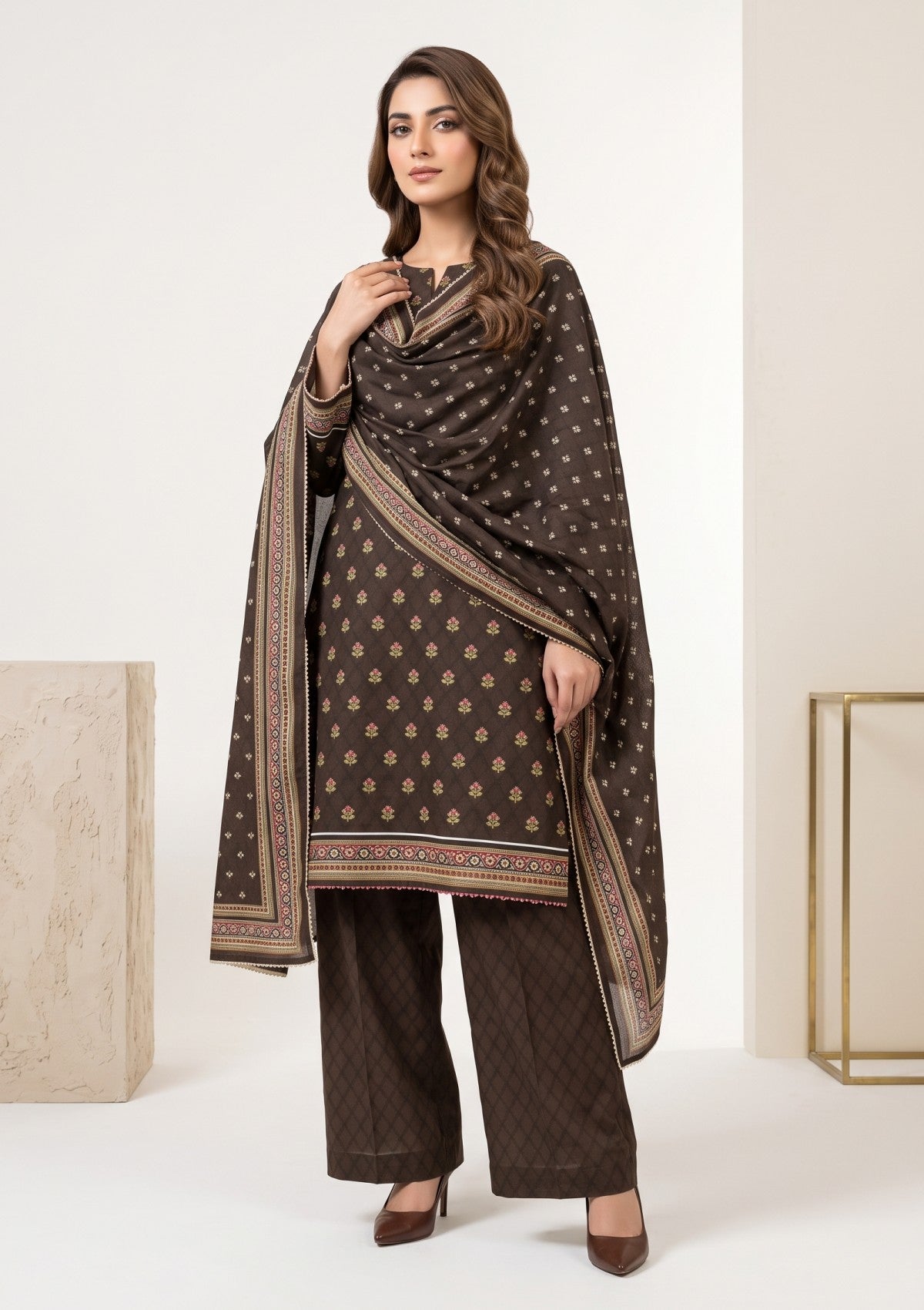 Bana Dora Linen - RB26#07 - D MEHNDI