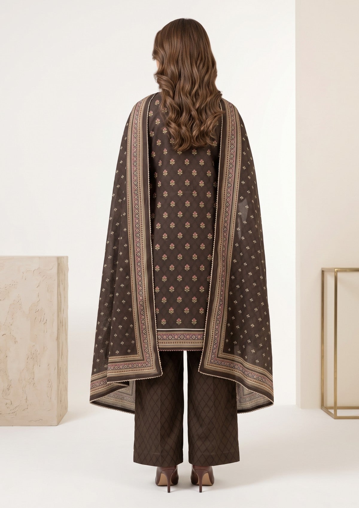 Bana Dora Linen - RB26#07 - D MEHNDI