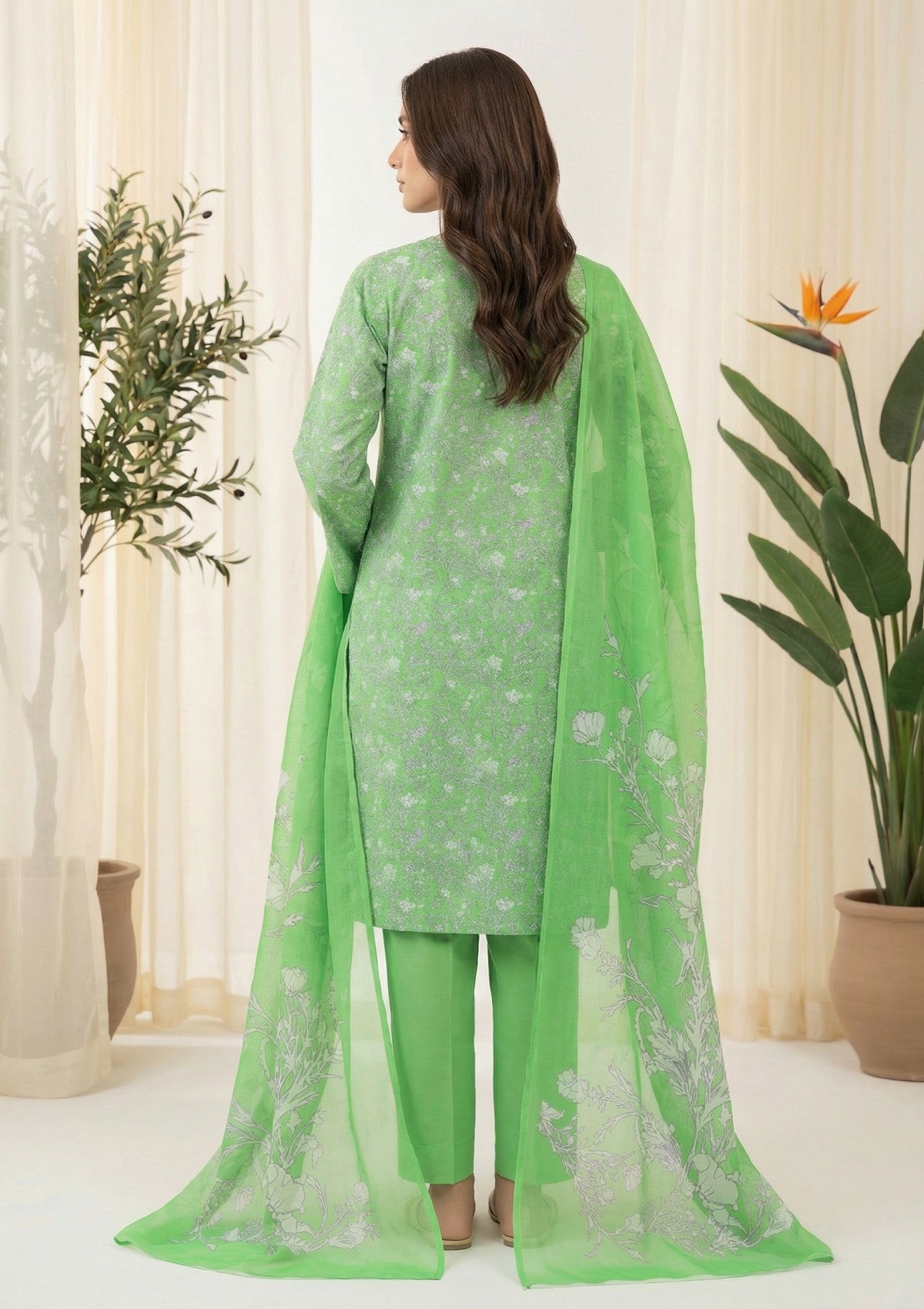 R Prints Lawn 26 Volume 3 - D#26 - Green