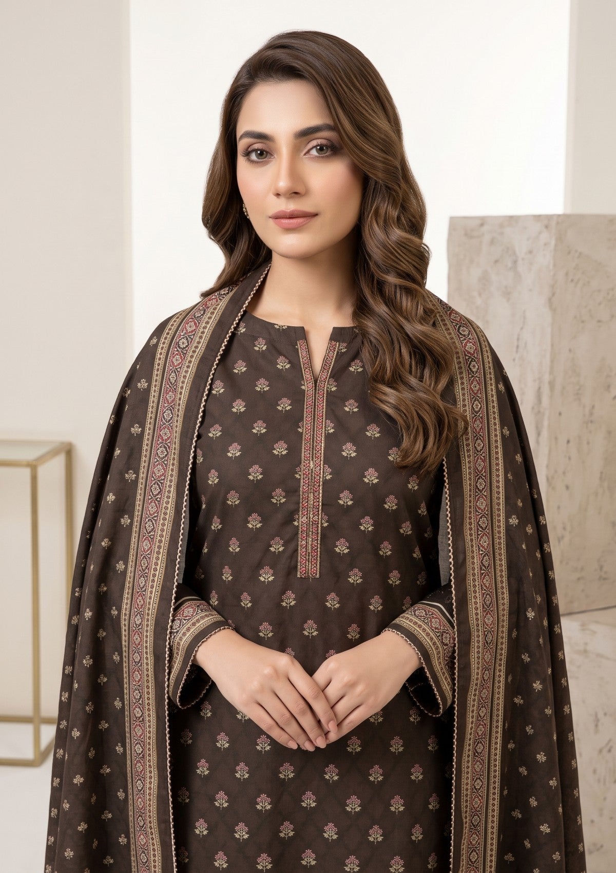 Bana Dora Linen - RB26#07 - D MEHNDI