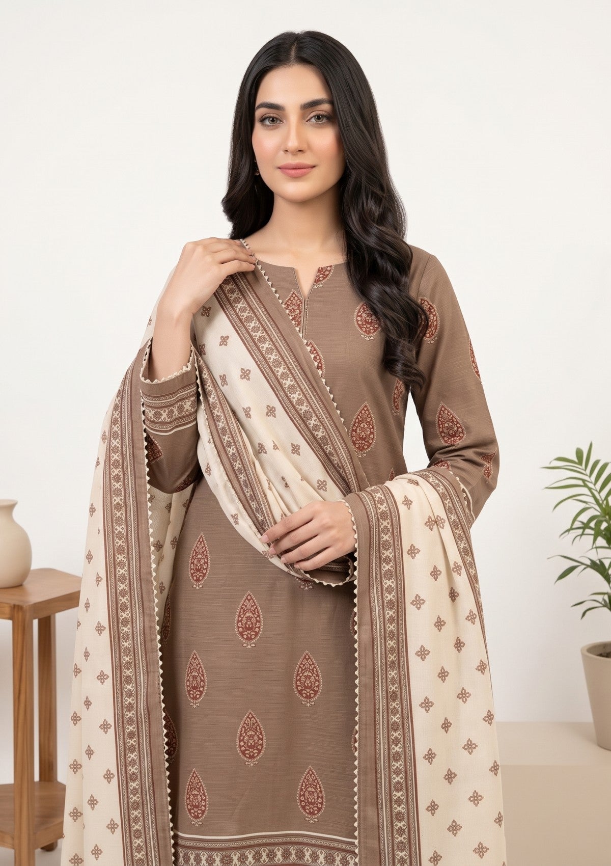 Bana Dora Linen - RB26#09 - BROWN