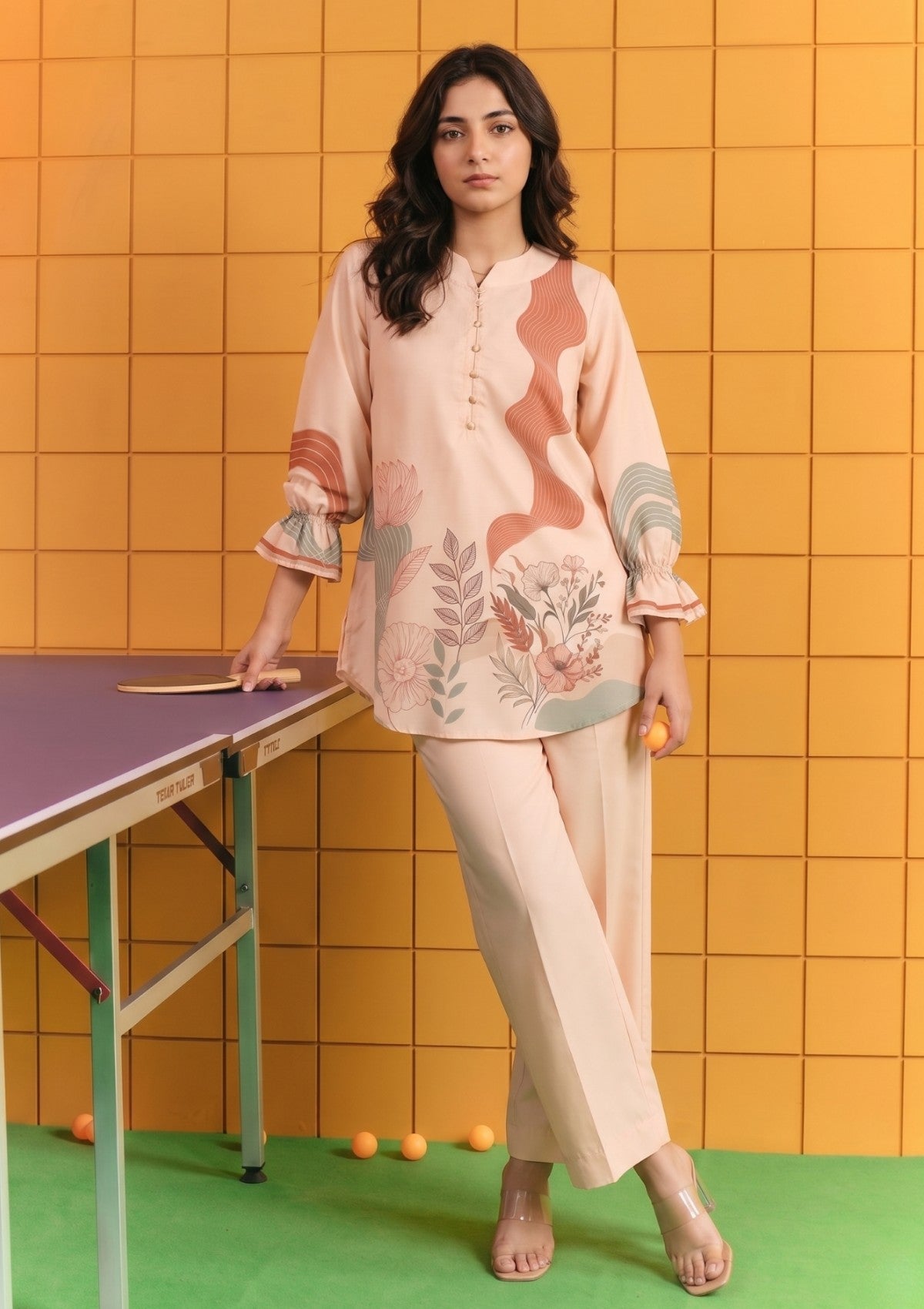 D#11 - R Skin - Pret - Co-Ord Set - Silk