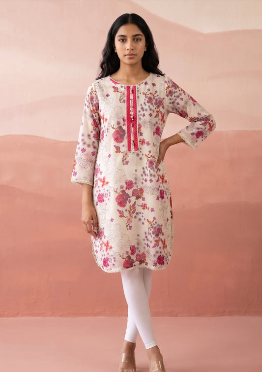 Off White - Ready to Wear - Printed Lawn Shirt
