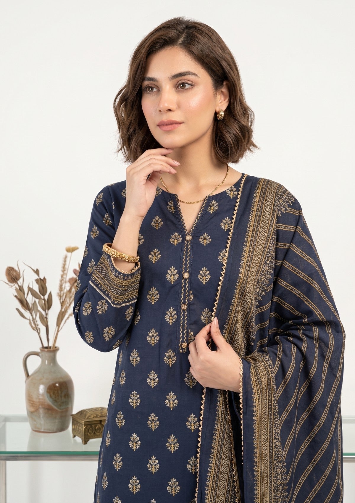 Bana Dora Linen - RB26#05 - N BLUE