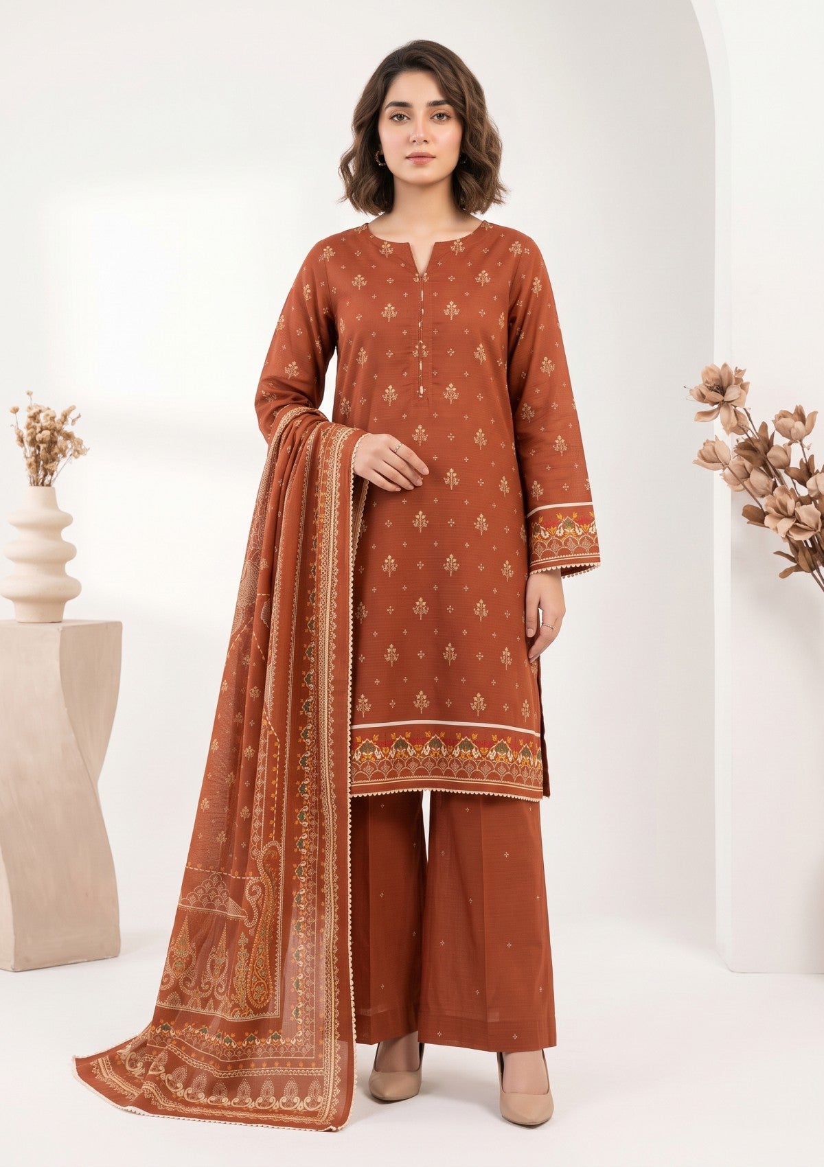 Bana Dora Linen - RB26#15 - RUST