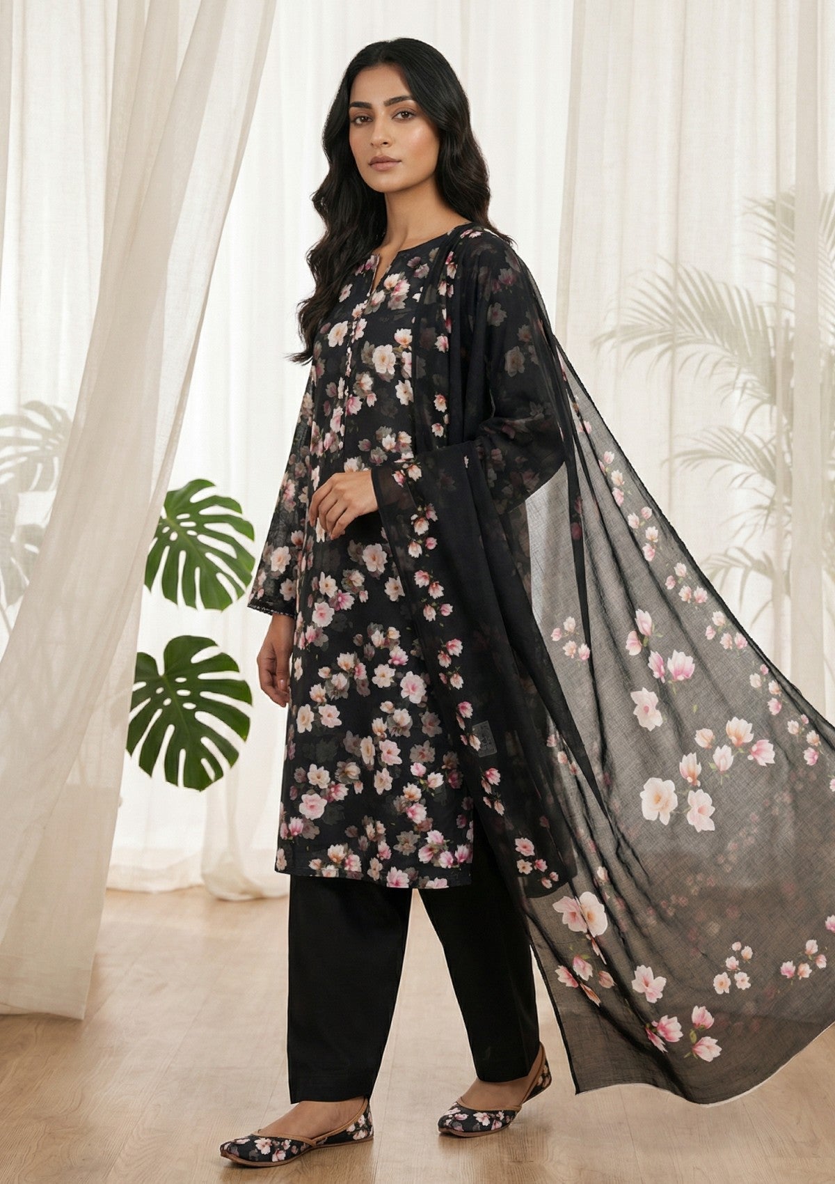 R Prints Lawn 26 Volume 3 - D#20 - Black