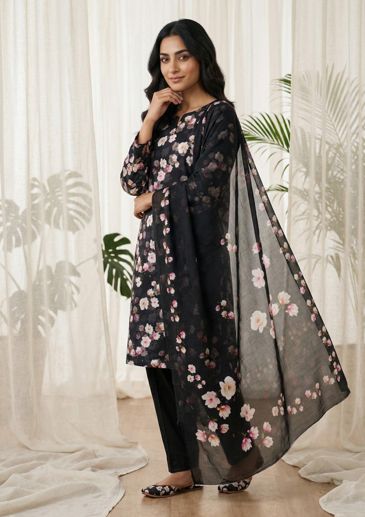 R Prints Lawn 26 Volume 3 - D#20 - Black